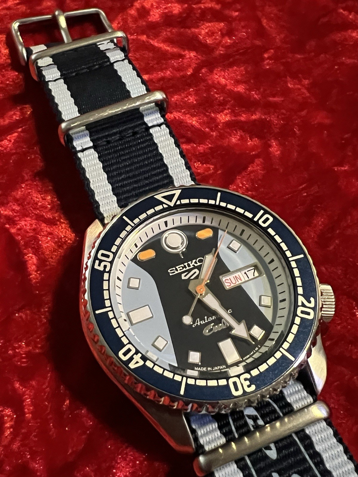 Seiko 5 Sports Honda Super Cub Limited Edition-42.5mm Blue