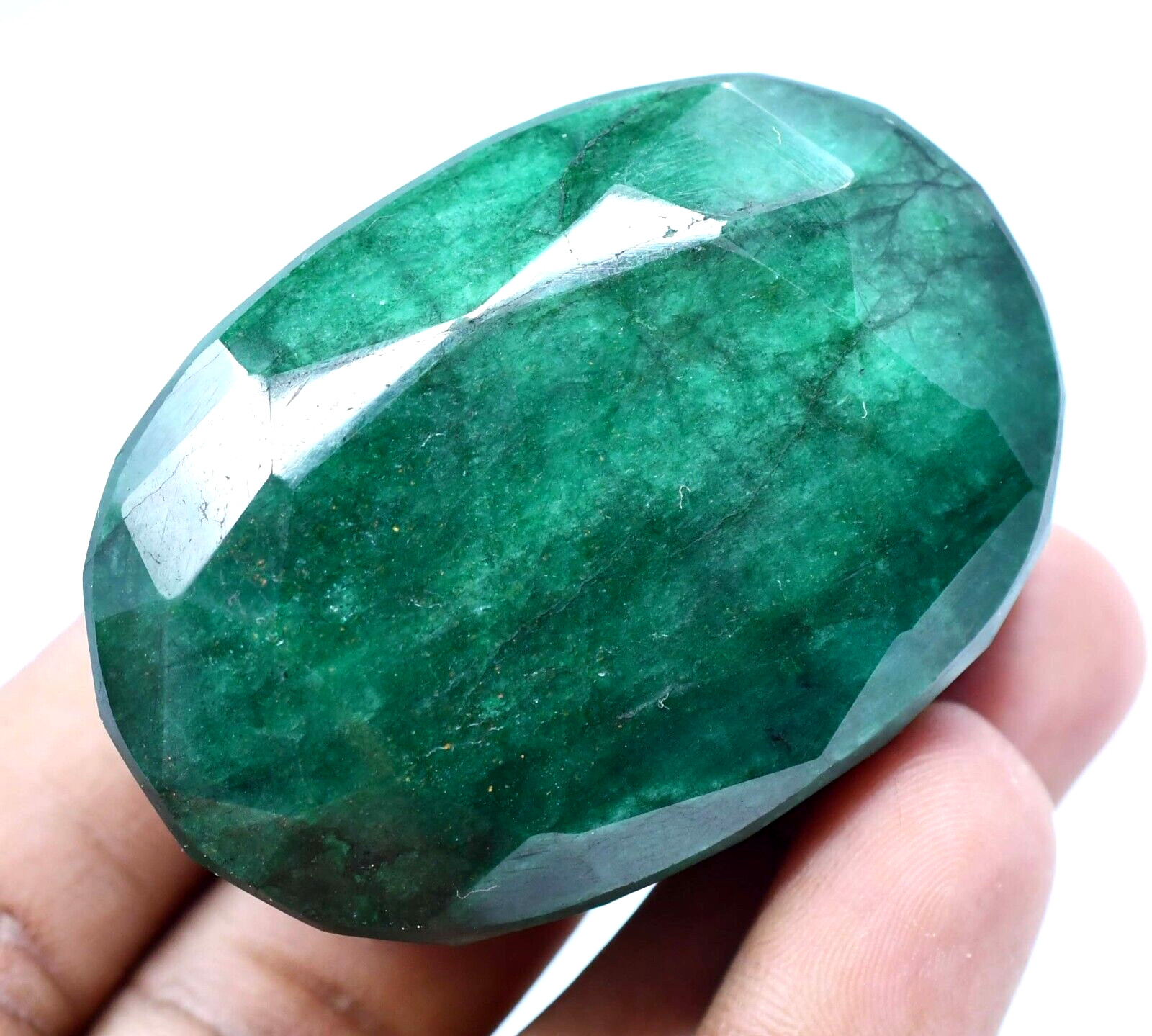568.0 Ct Natural Huge Green Emerald Earth-Mined Certified Museum Use Gemstone