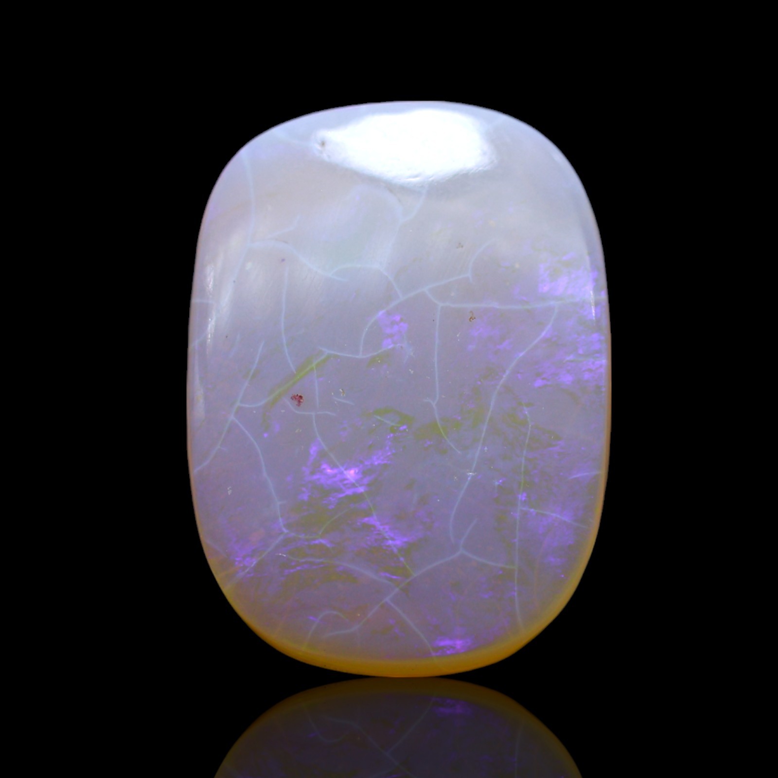 7.00 Cts Natural Oval Australian Fire Opal Wirewrap Cabochon Gemstone 18x13x4 mm