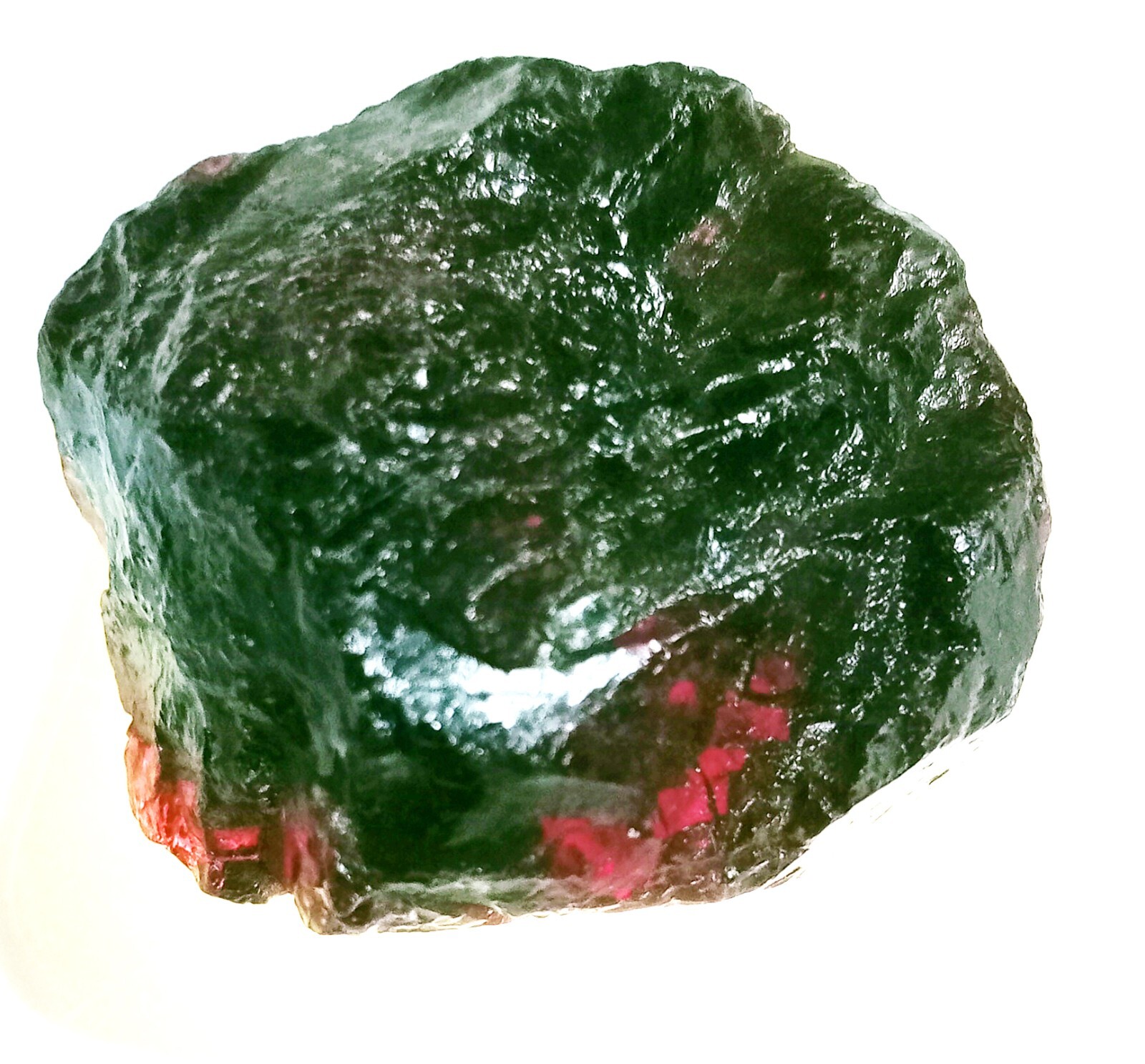 EGL Certified 218 Ct Untreated Rare Natural Rough Red Painite Loose Gemstone AAA