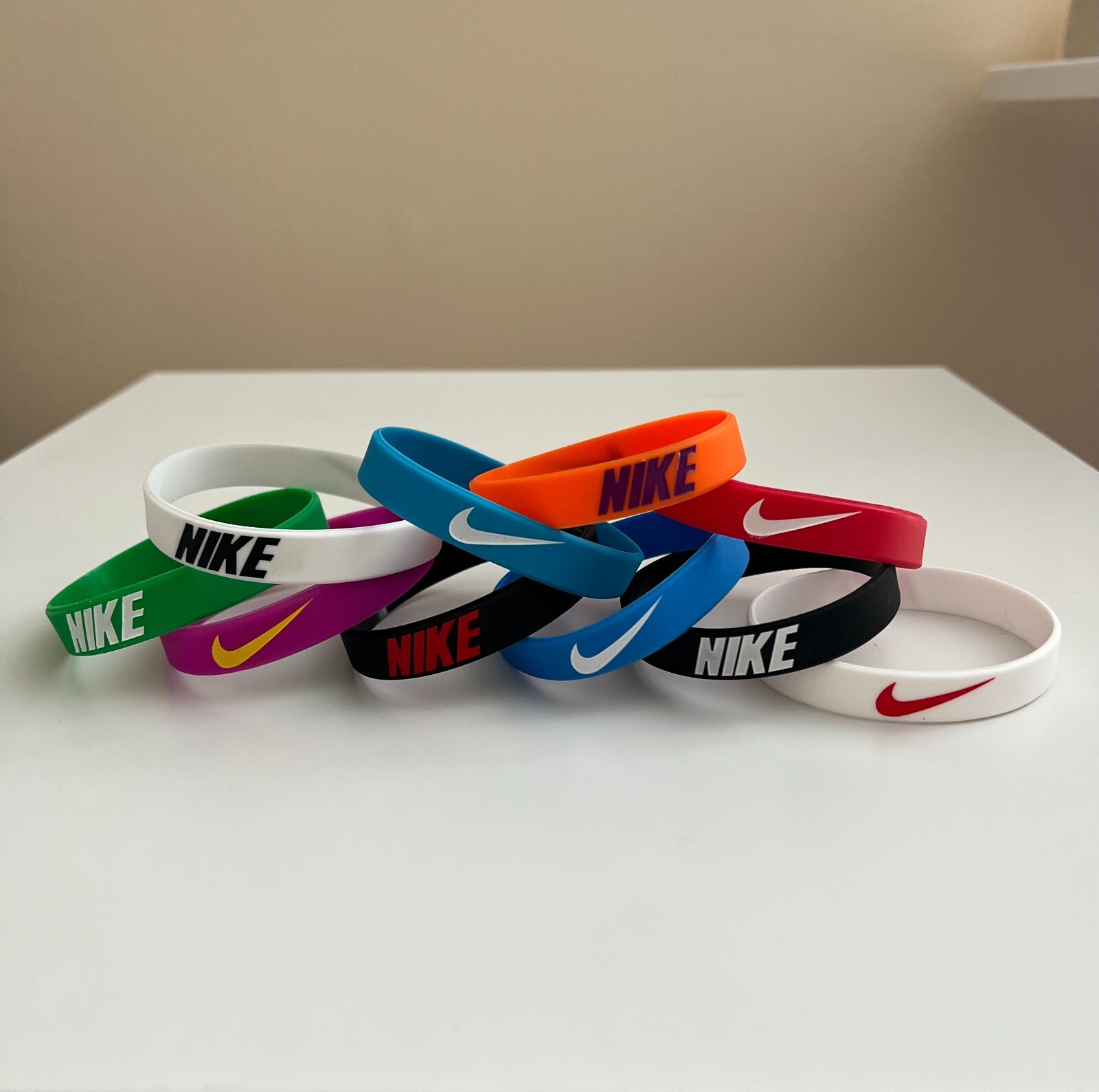 Nike Silicone Wristband Bracelet – One Size Fits All Sweatband