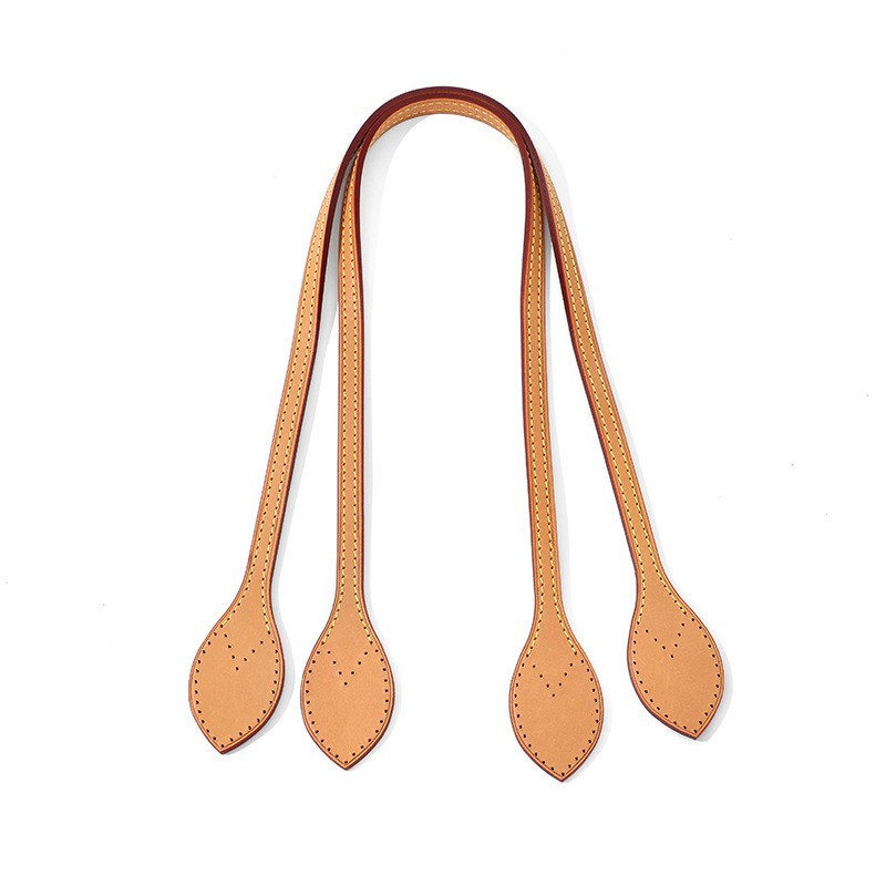 Real Vachetta Leather 1 Set Accessories Replacement Strap/Handles For Neverfull