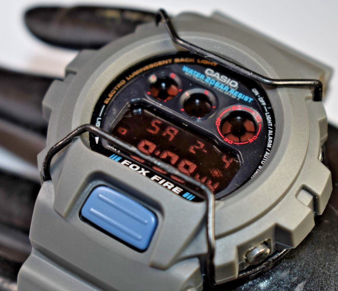 MODIFIED Casio G-Shock DW-6900MS (1289) Gray Men’s Watch NEW BATTERY!