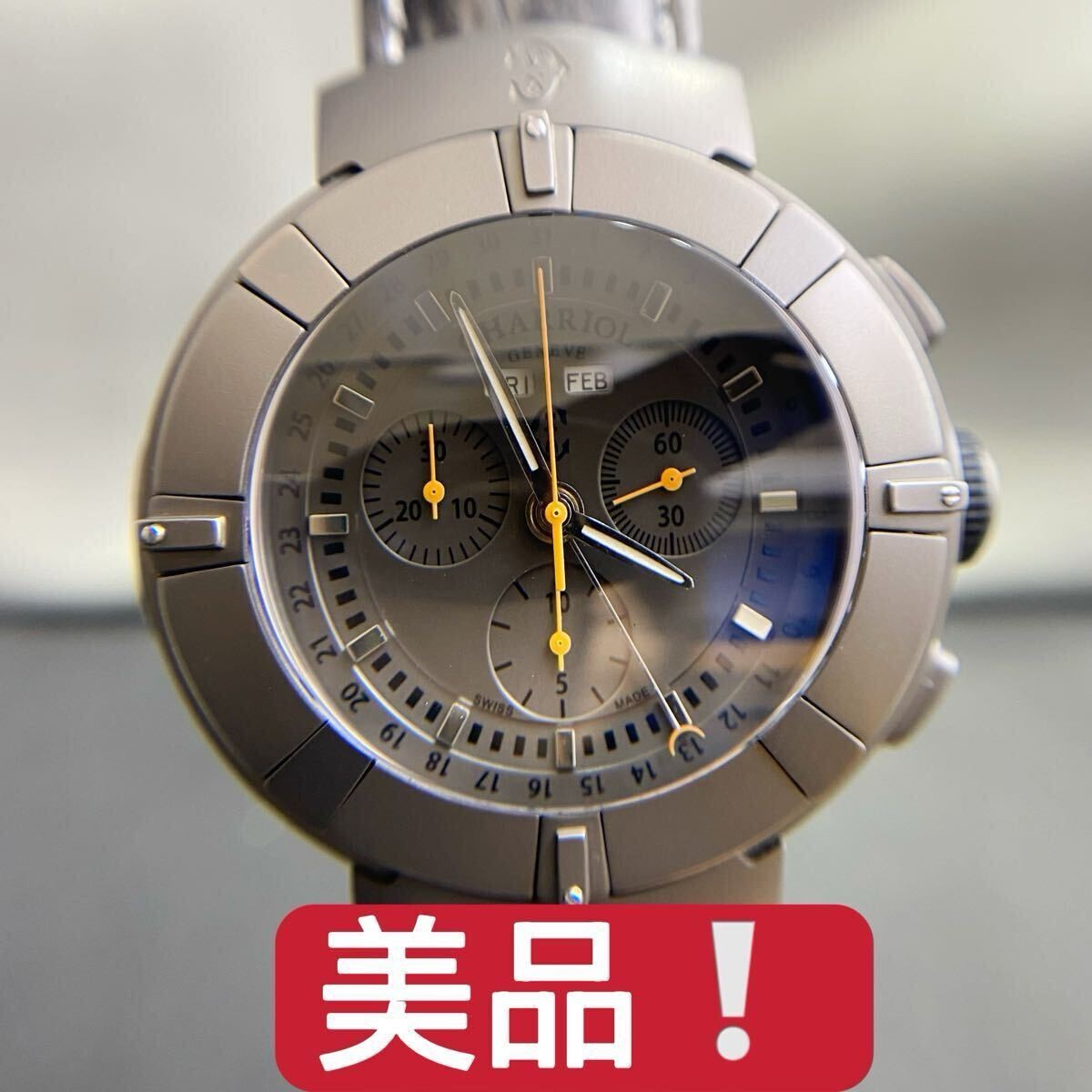 [B1Y] CHARRIOL GENEVE Celtica CELT44 Chrono Quartz Men’s Watch [m6z]