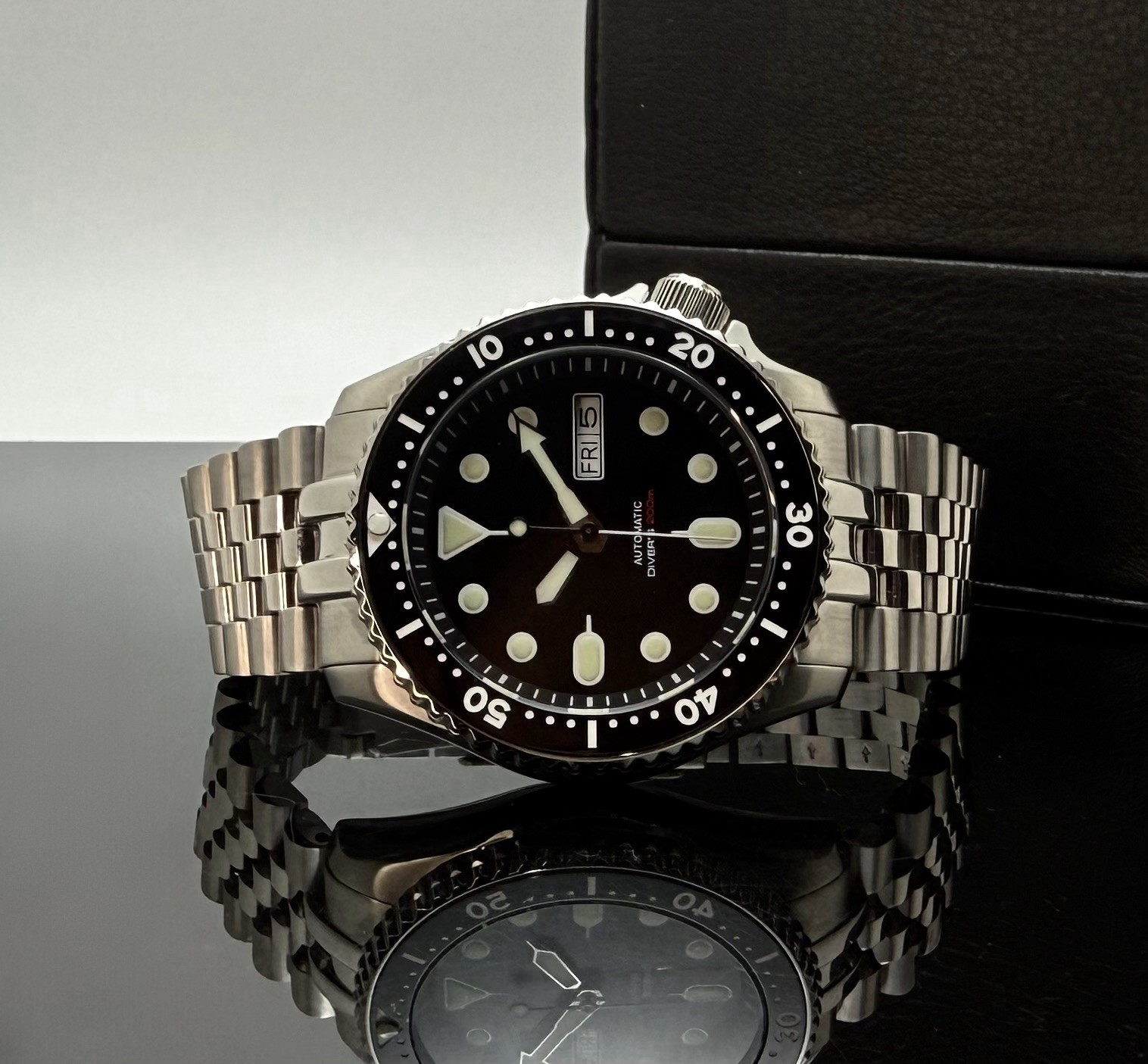 Custom 41mm SKX 007 Style Watch Mod w/ NH36 Automatic Movement