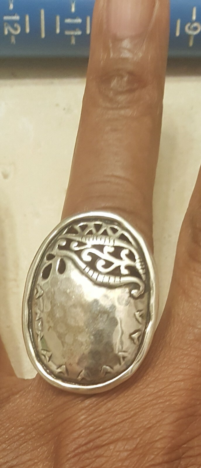 Silpada Sterling Silver “Reflection” Chunky Ring Size 6 R2939
