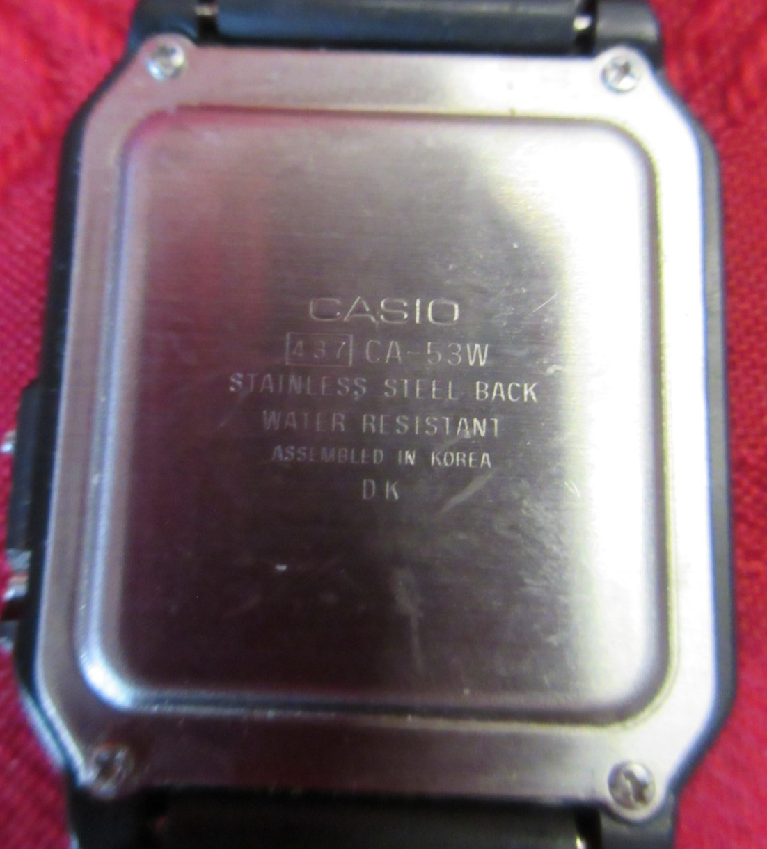 Vtg Casio Digital Watch Lot G-Shock Calculator CA53W W96H F105 A158W A153 Parts