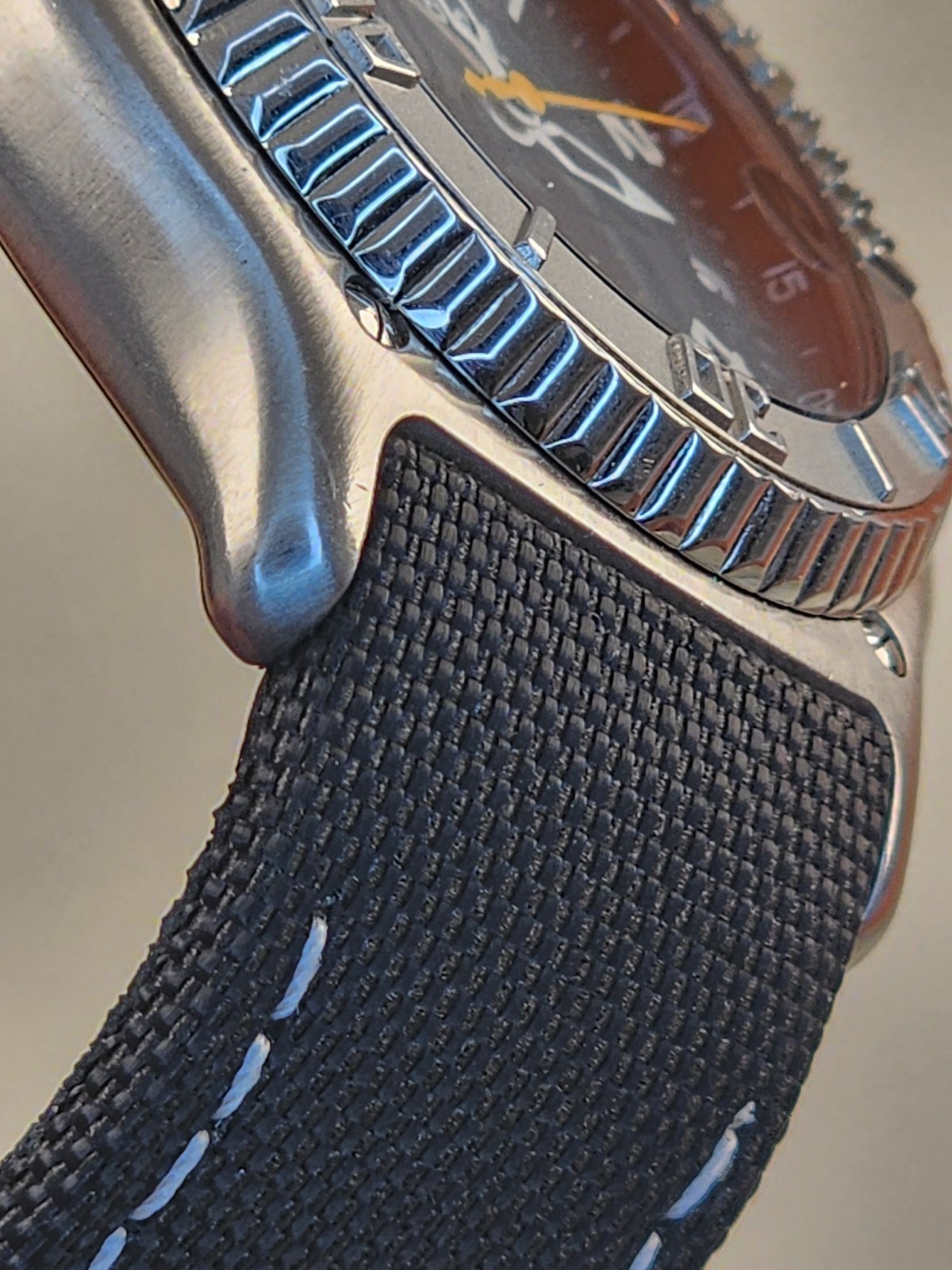 Ebel 3524CH Technofiber/Cordura replacement straps 1911 Senior Chrono, Discovery