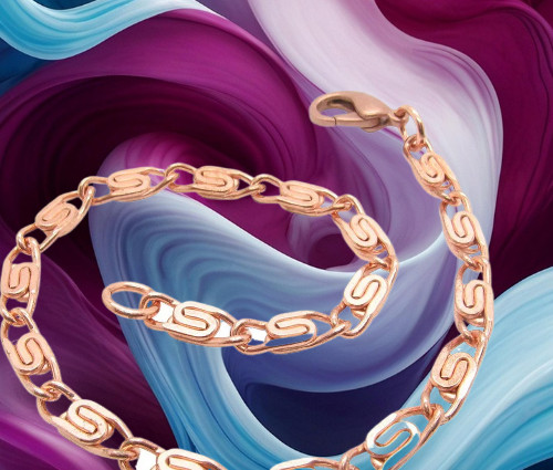Solid Copper Bracelet CB606G -3/16 inch wide – 6 1/2 to 9 inch lengths