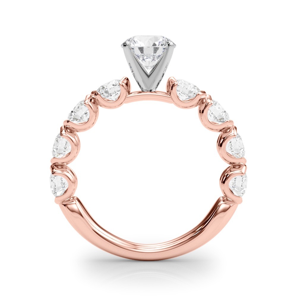 Stunning Solitaire Engagement Ring VS F 1.80-3.40 Ct Lab Grown Diamond 14K Gold