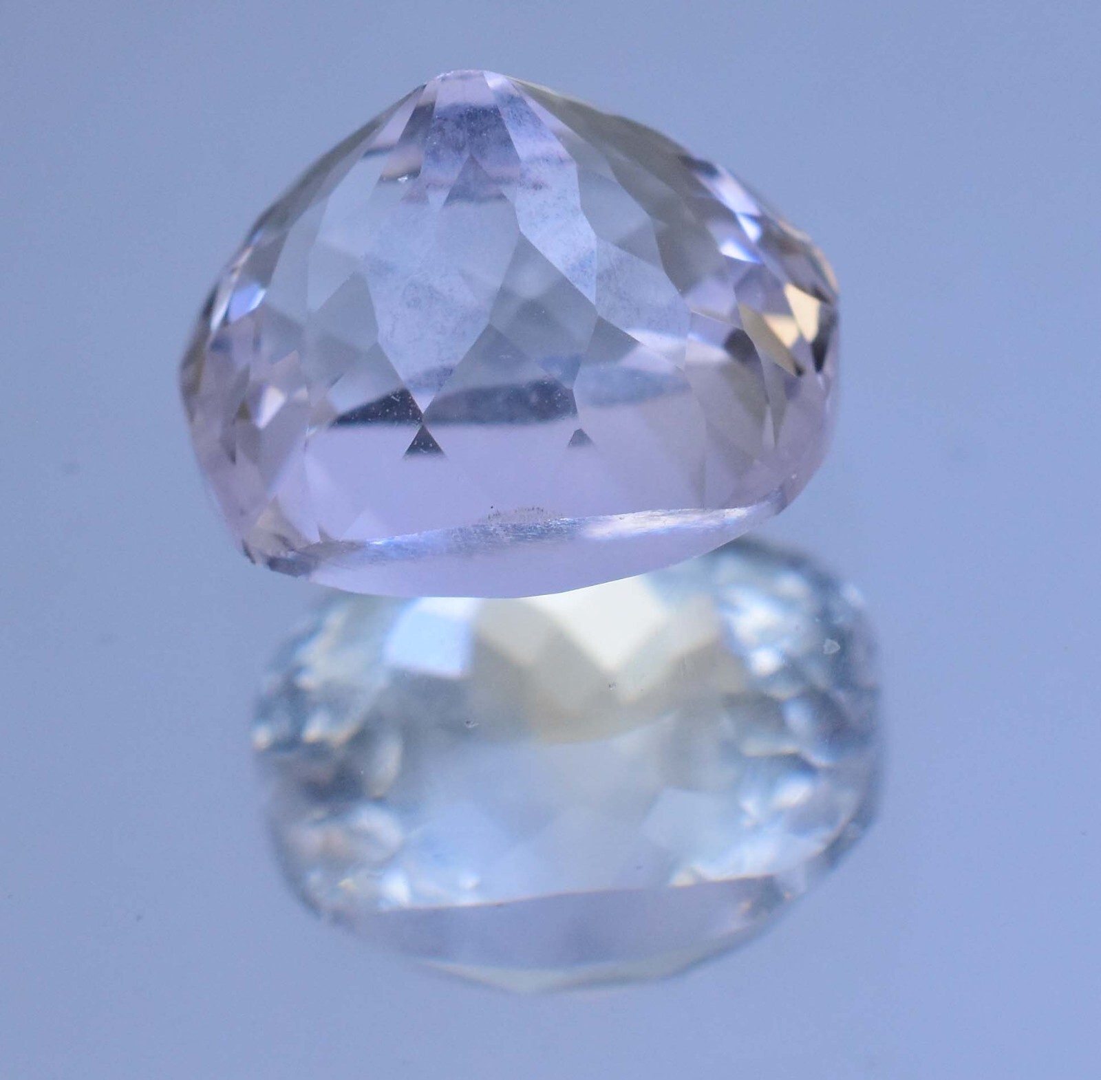 Natural 13.00 Ct White Montana Sapphire Cushion Certified Rare Loose Gemstone
