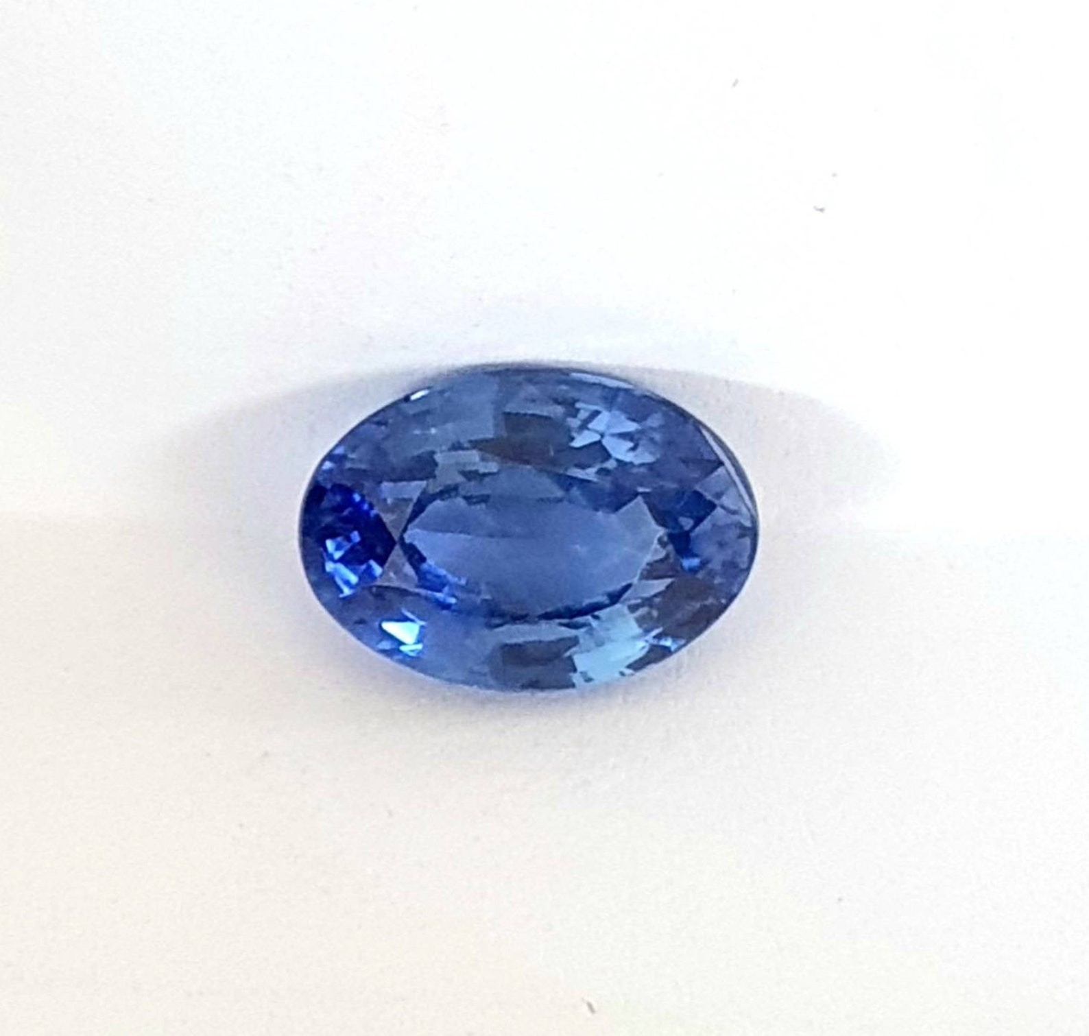 GIE Certified 2.5 Ct Natural Flawless Blue Sapphire Oval Cut Best Loose Gemstone