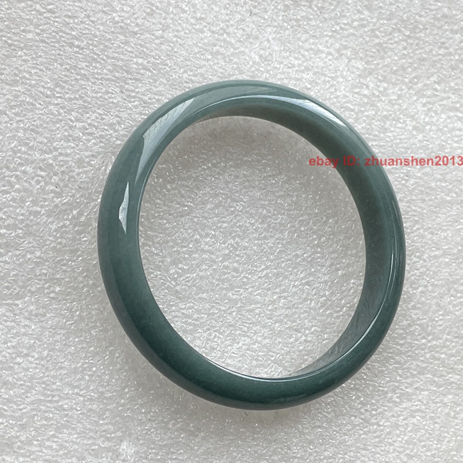 Certified 55-62mm Natural Blue Water Burma Grade A Jade jadeite Bangle Bracelet