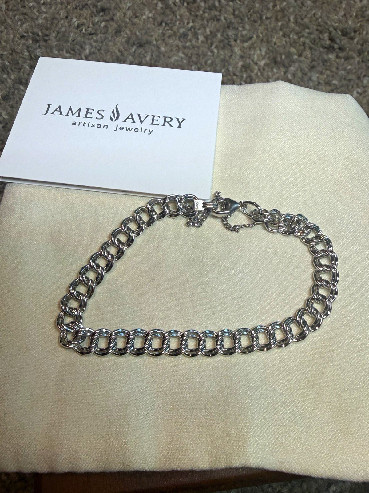James Avery medium double cord. Size medium