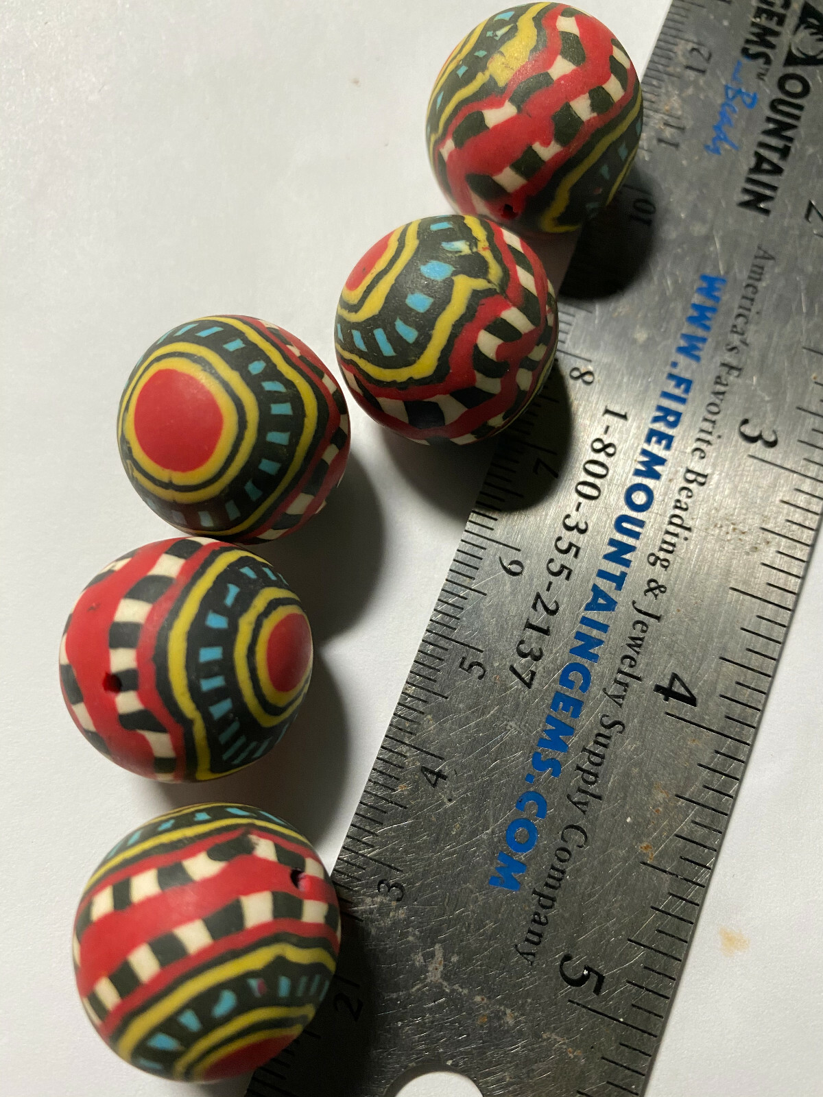 Polymer Clay Beads ***UPICK**** Fimo Clay Beads Flower Beads