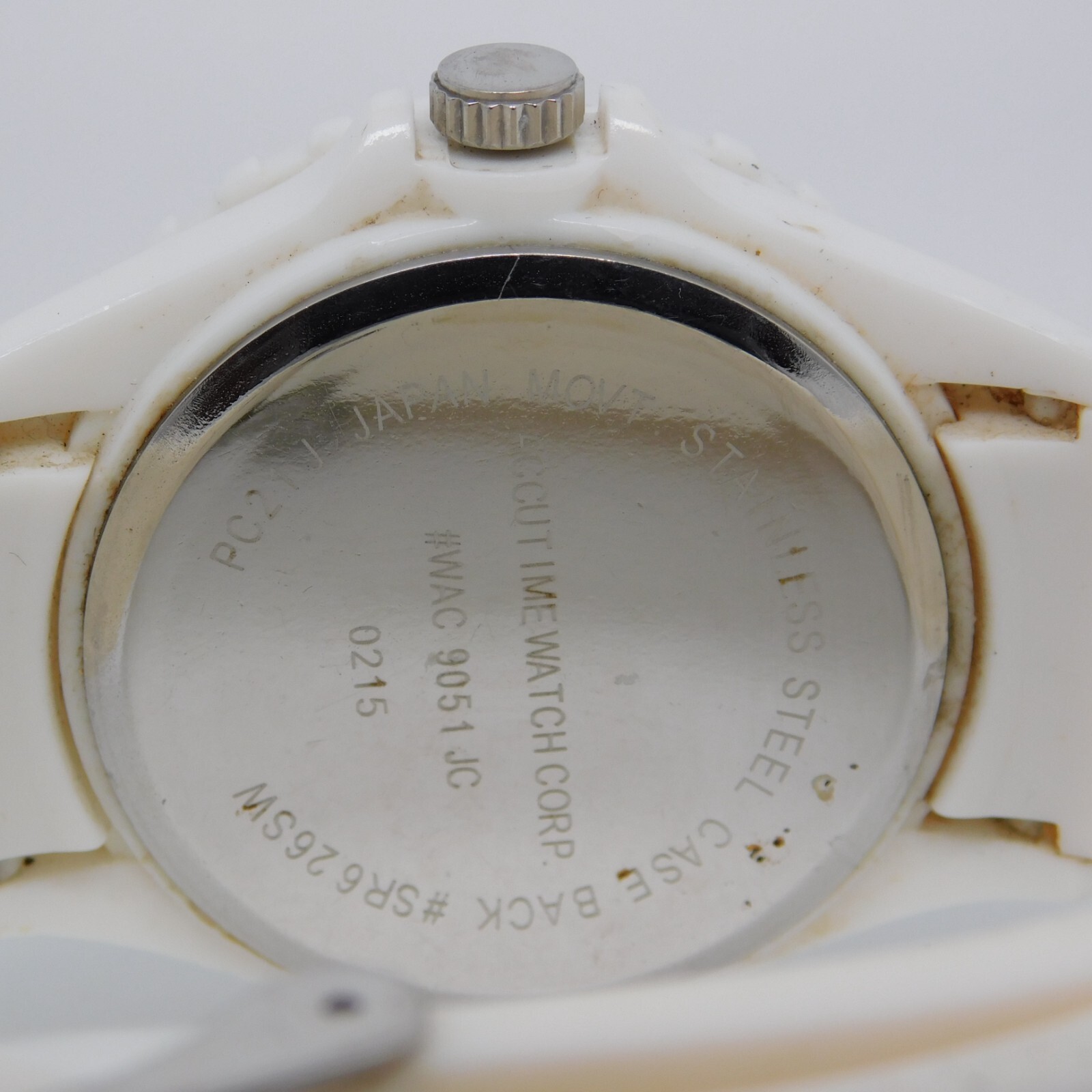 ACCUTIME WATCH CORP. #WAC9051JC Quartz Analog Men’s Watch New Battery