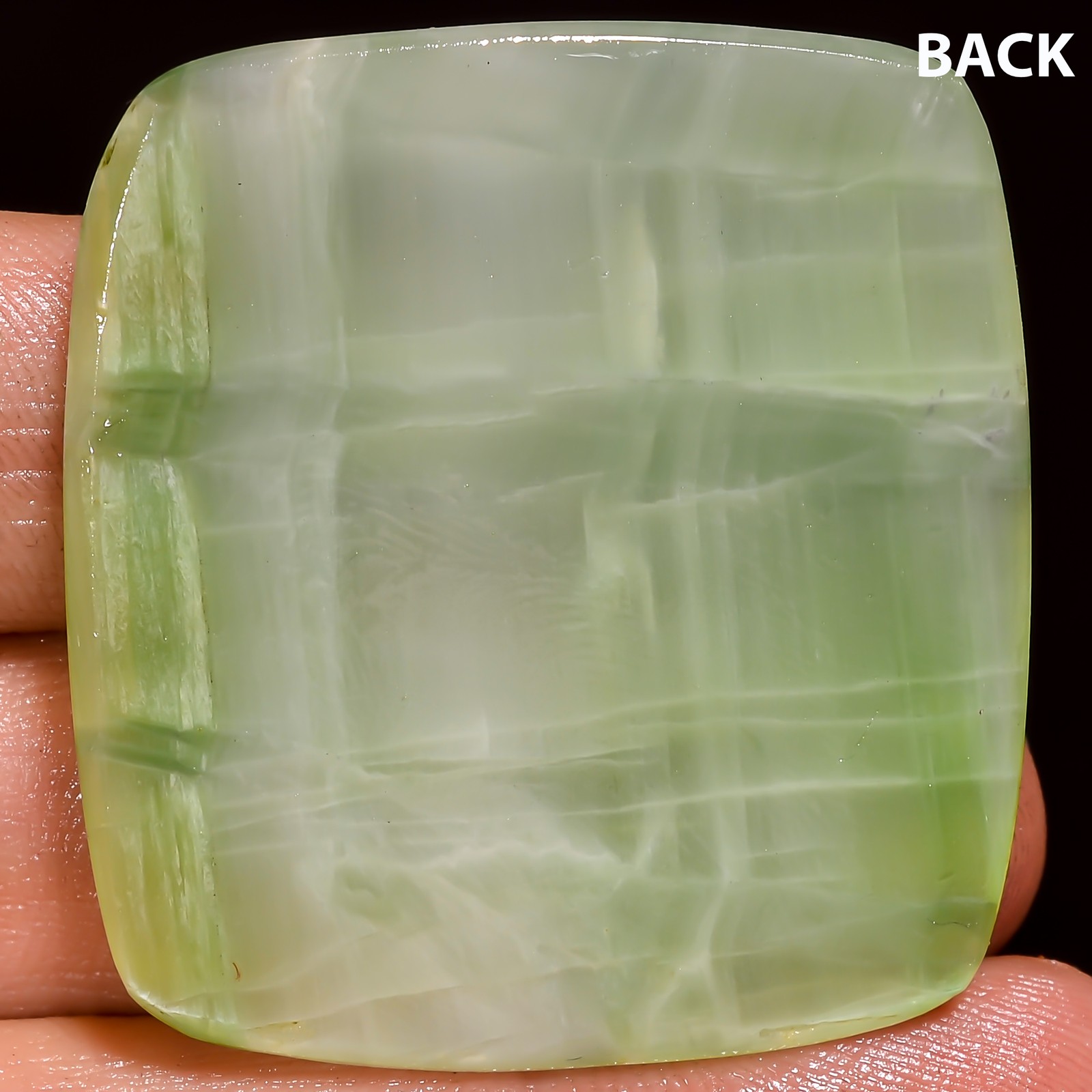 Natural Green Kammererite Cabochon Loose Gemstone 97.70 Cts 37x40x6 mm FD106