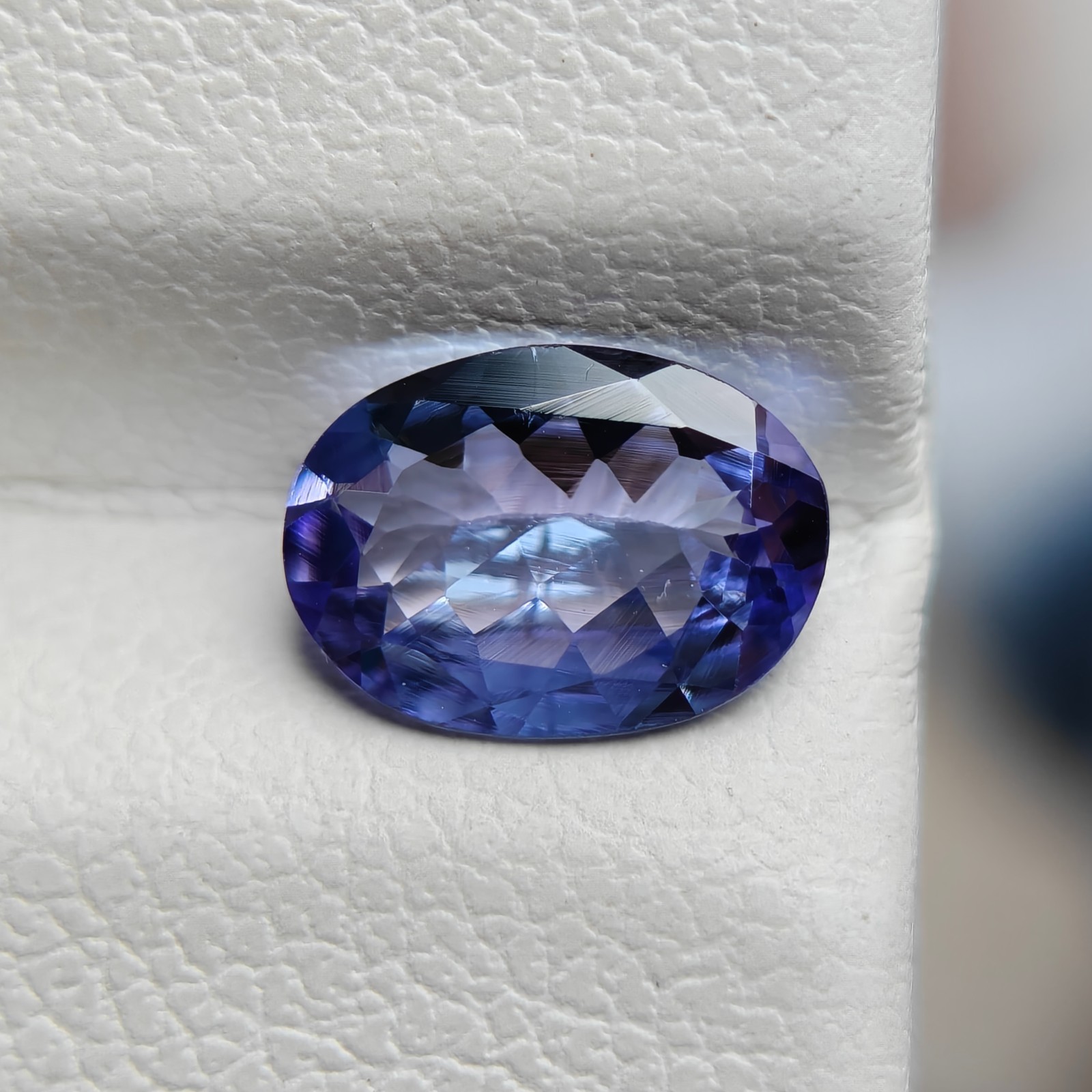 Natural tanzanite oval gemstone loose gemstone for jewelry making| 5.60×7.90mm