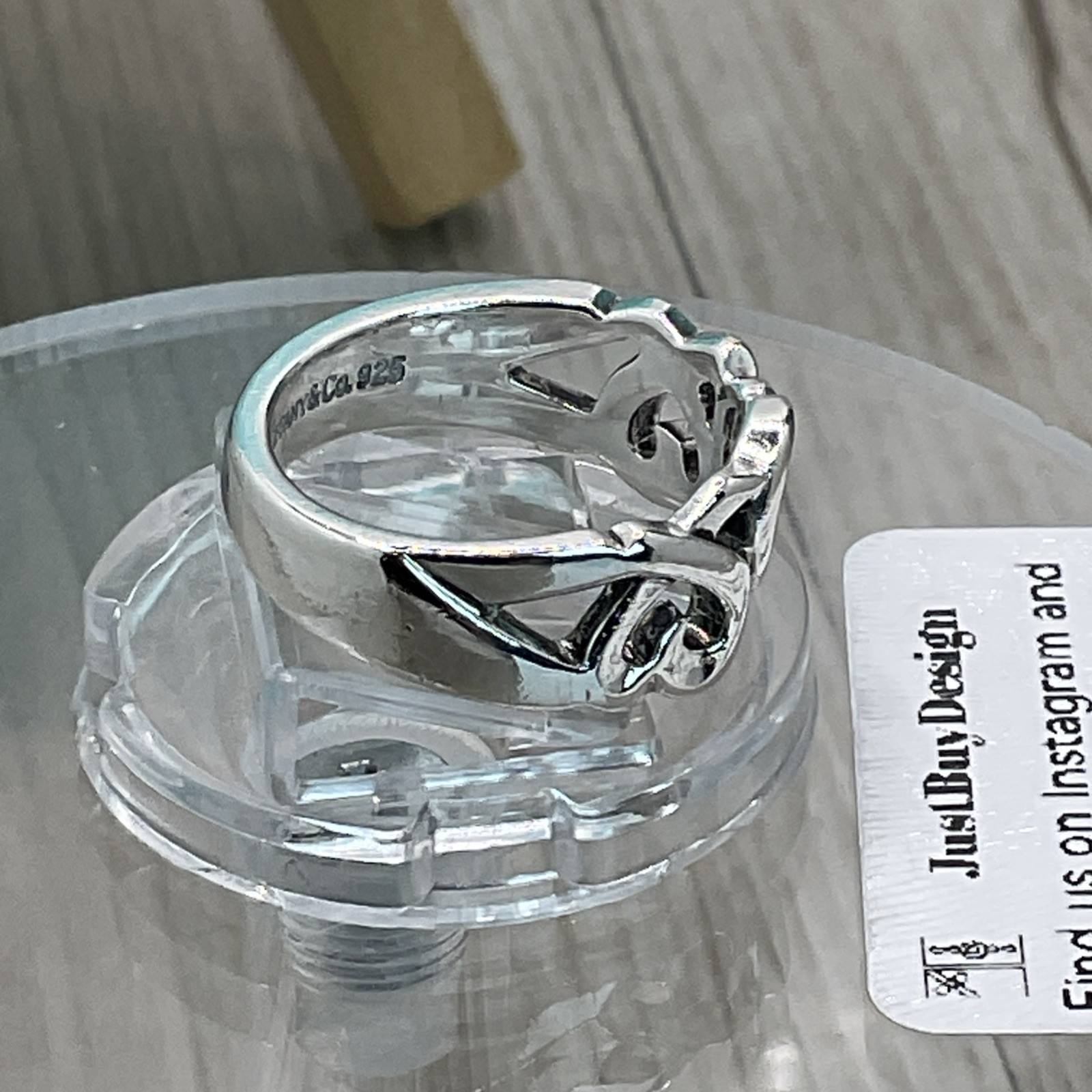 Tiffany & Co. Palomo Picasso Loving Hearts Ring. Size: K US: 5 U: 50 No: 10