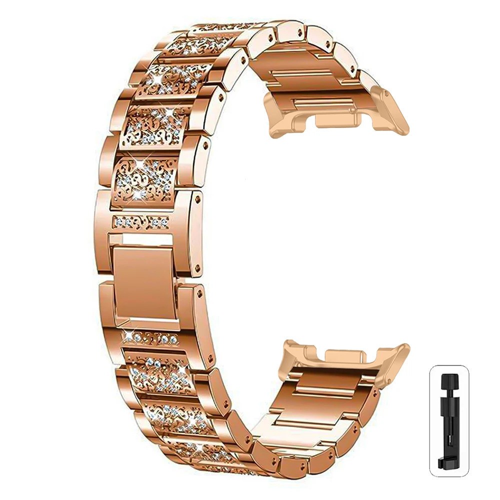 Luxury Diamond Metal Band for Samsung Galaxy Watch 8 40 44mm Classic 46mm Women