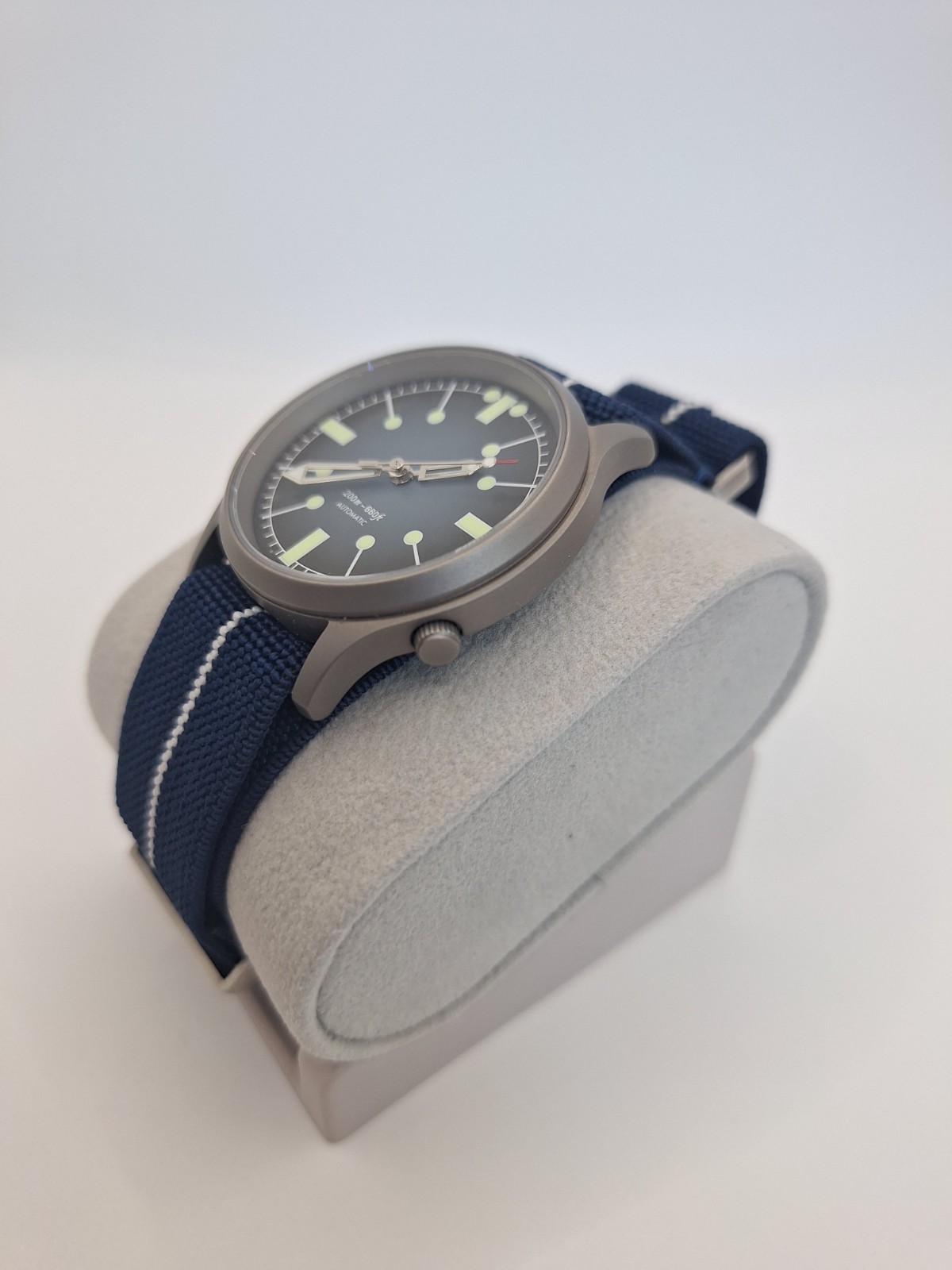 37mm Titanium Watch VH31 Quartz NATO Strap Custom Mod Tactical Military Field