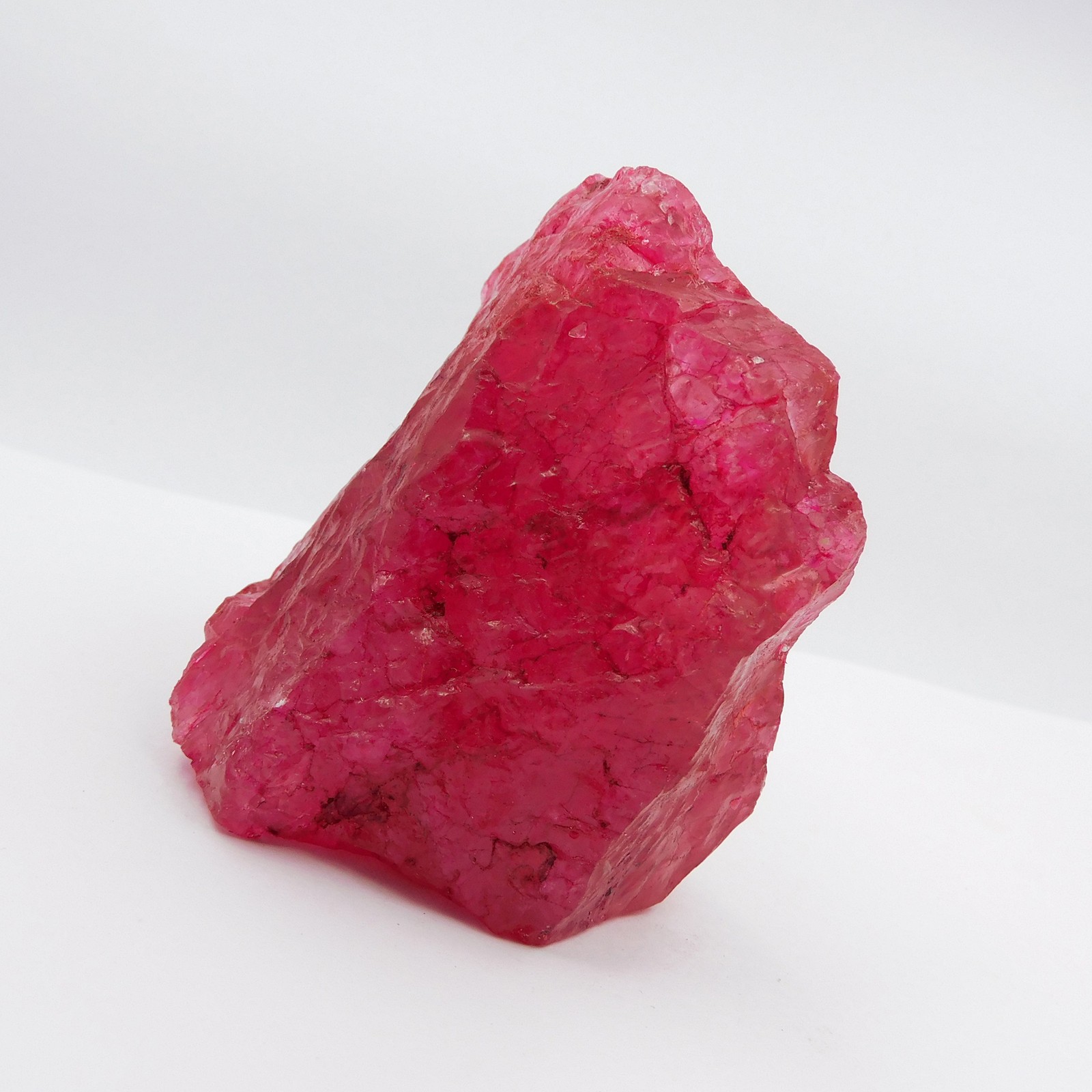 Ruby Red 1222 Ct Red Ruby Natural Huge Size Uncut Rough CERTIFIED Loose Gemstone