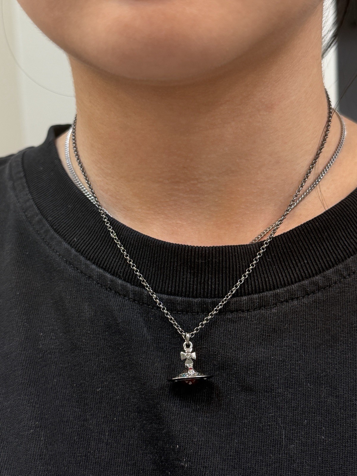 VIVIENNE WESTWOOD NEW PETITE ORB PENDANT NECKLACE