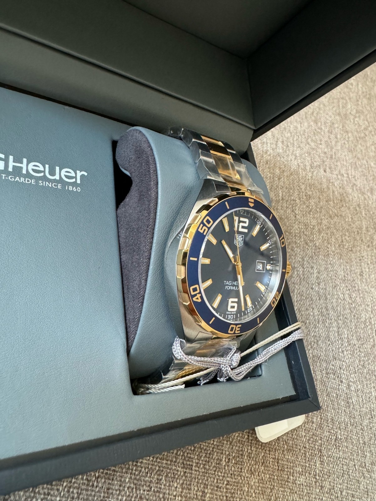 TAG Heuer Formula 1 Quartz Steel Blue Gold Men’s Watch WAZ1120.BB0879