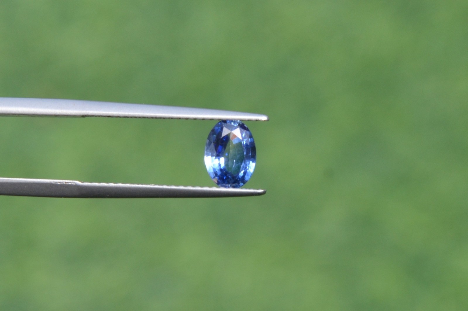 Natural Blue Sapphire 1.06 Carat. Normal Heated Oval Step Cut From Sri Lanka