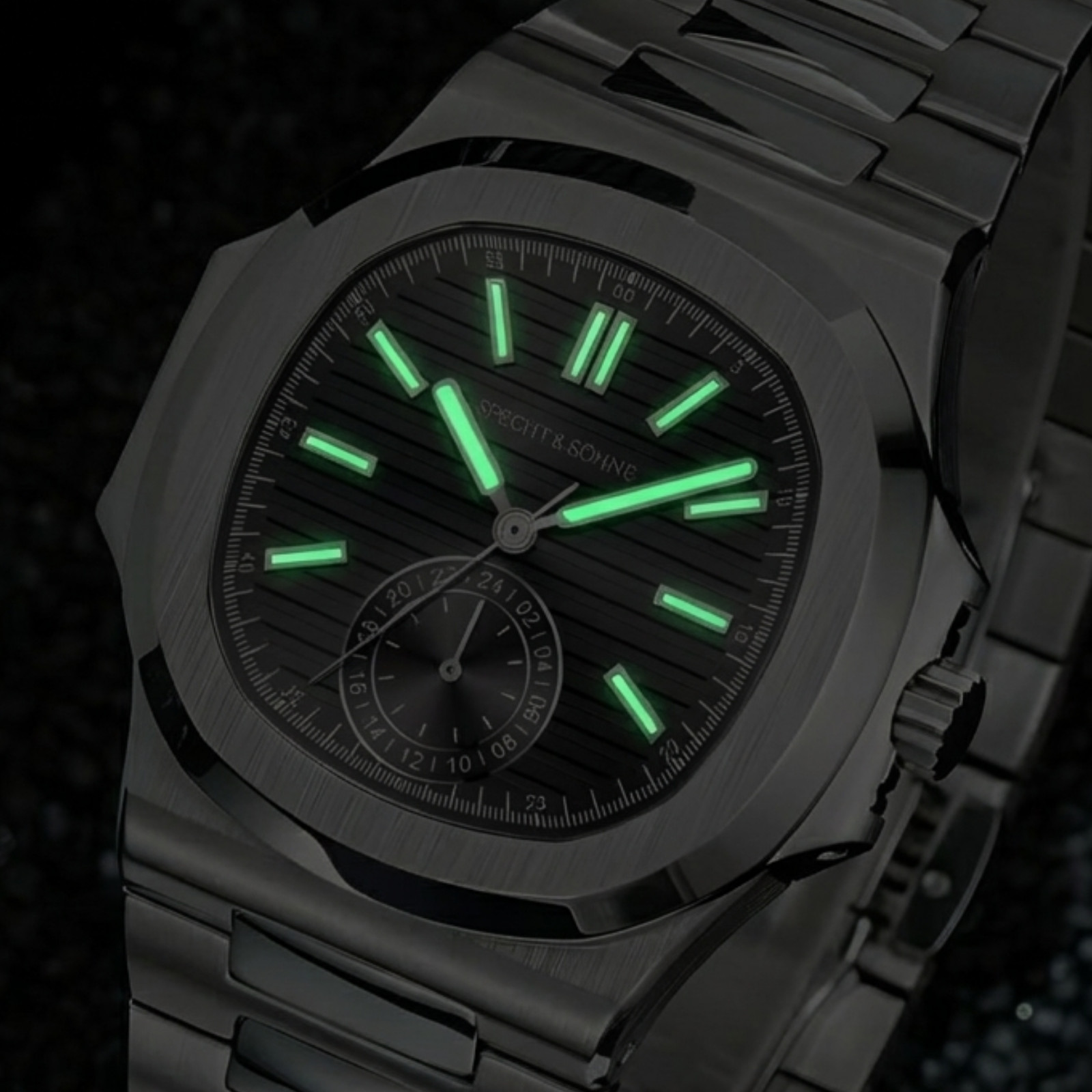 Specht & Söhne Icon 24 Black Edition Stainless Steel Sapphire Glass Watch – UK