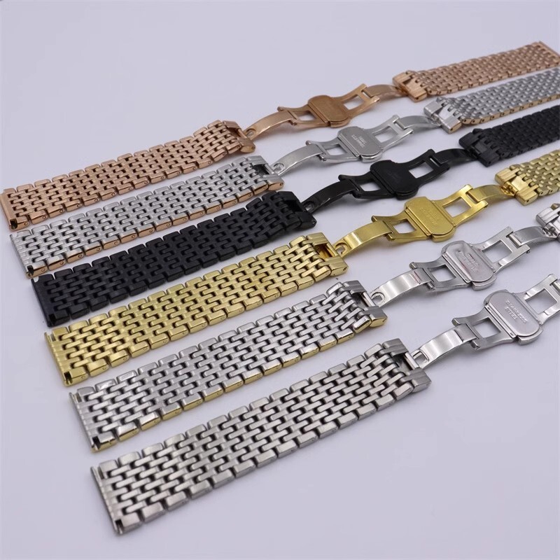 14mm 16mm 18mm 20mm 22mm Metal Bracelet Stainless Steel Watch Band Strap New