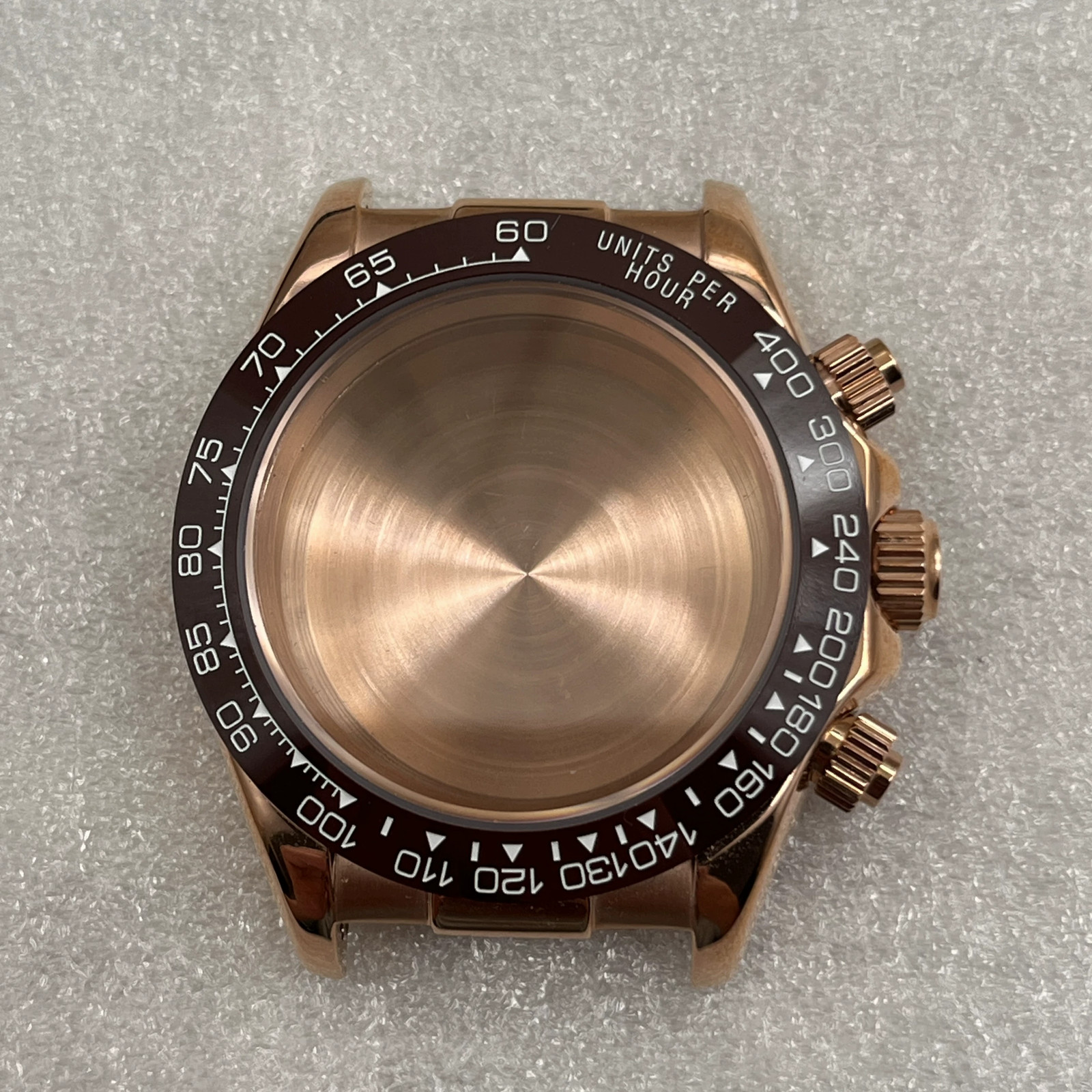 40mm Stainless Watch Case Sapphire for VK63 Movement 29.5mm Dial Watch Parts