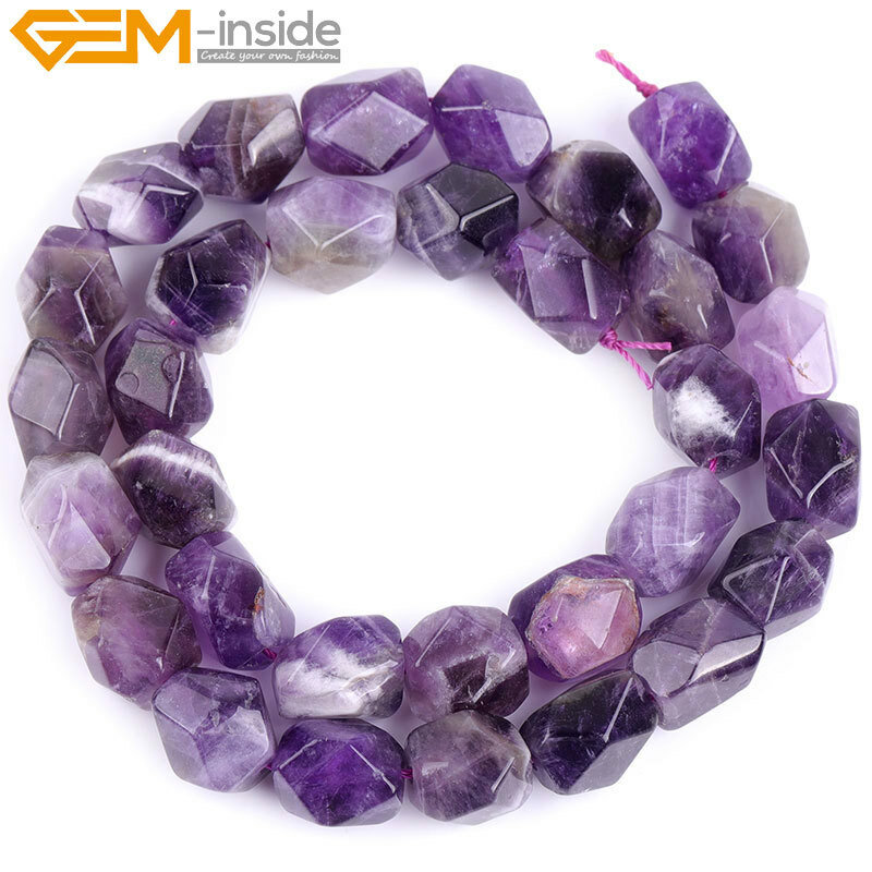8-9×11-12mm Natural Gemstone Faceted Beads of Cambay Beads Jewelry Making 15″