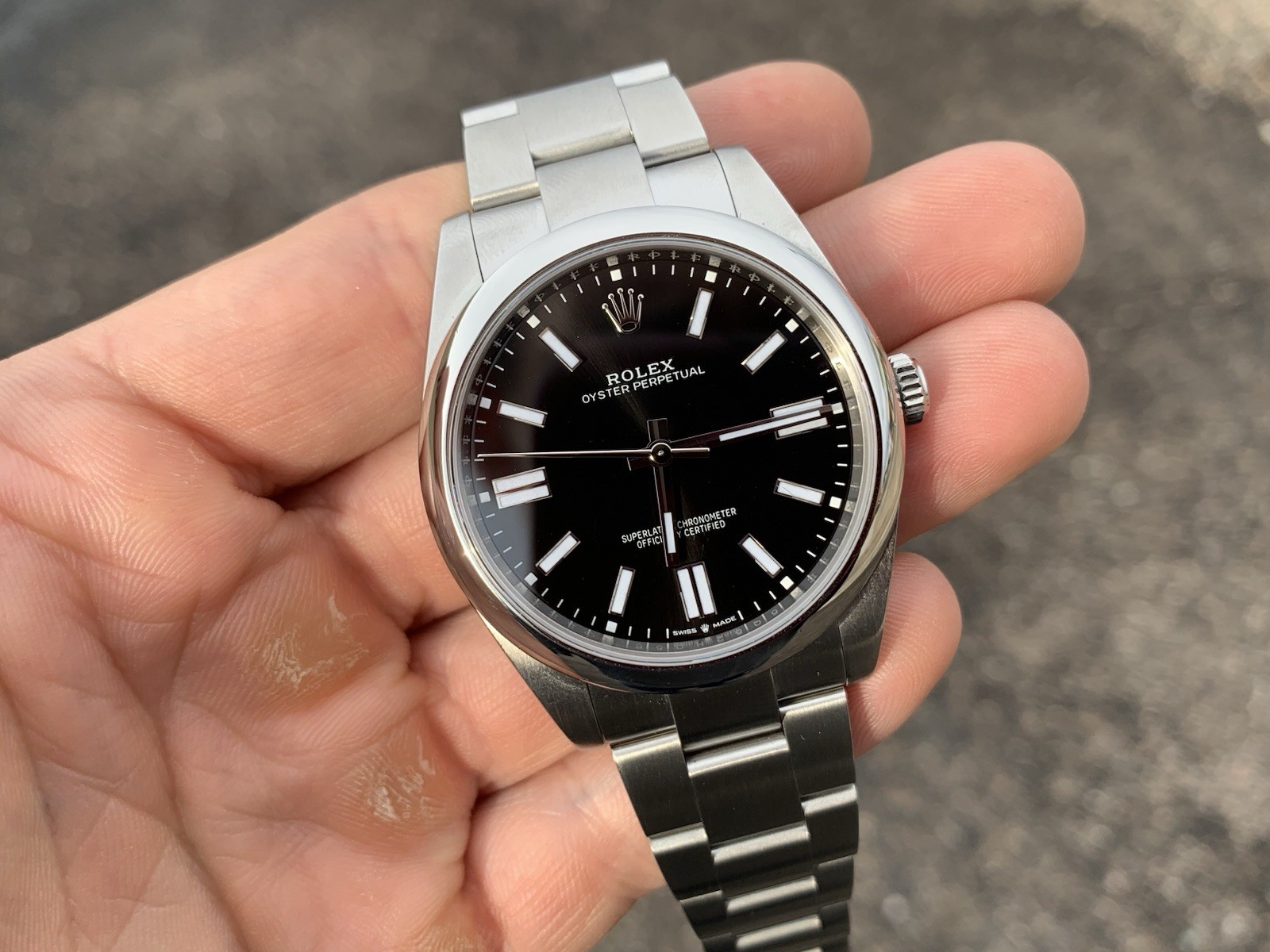 2022 Rolex Oyster Perpetual OP 41 124300 Black Dial with Box/Card