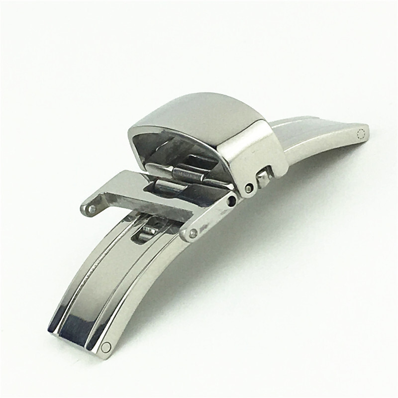 316 Stainless Steel Watch Buckle 12 14 16 18 20 22mm Universal Butterfly Clasp