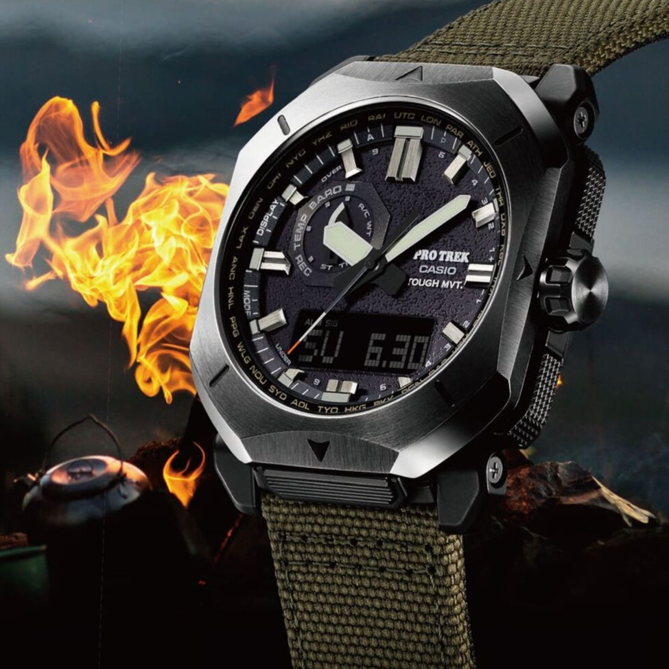 CASIO PRO TREK PRW-6900YB-3JF Climber Line Radio Solar Watch CORDURA Band 44.8mm
