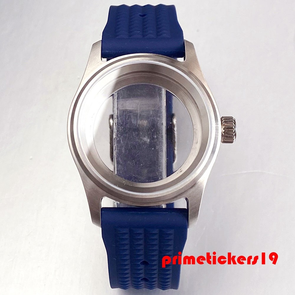 36/39mm Pilot Watch Case+Band Fit NH35 NH36 NH34 ETA2824 PT5000 Miyota8215 821A