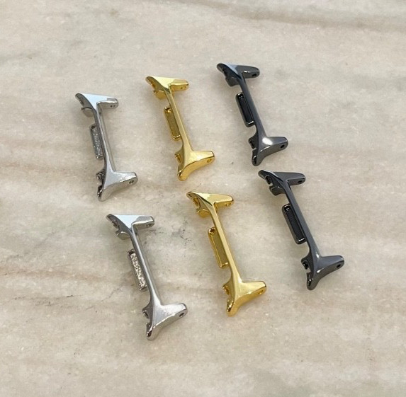 Galaxy Watch 8 Band Attachment Connectors DIY (Set of 2) Silver, Gold, Black