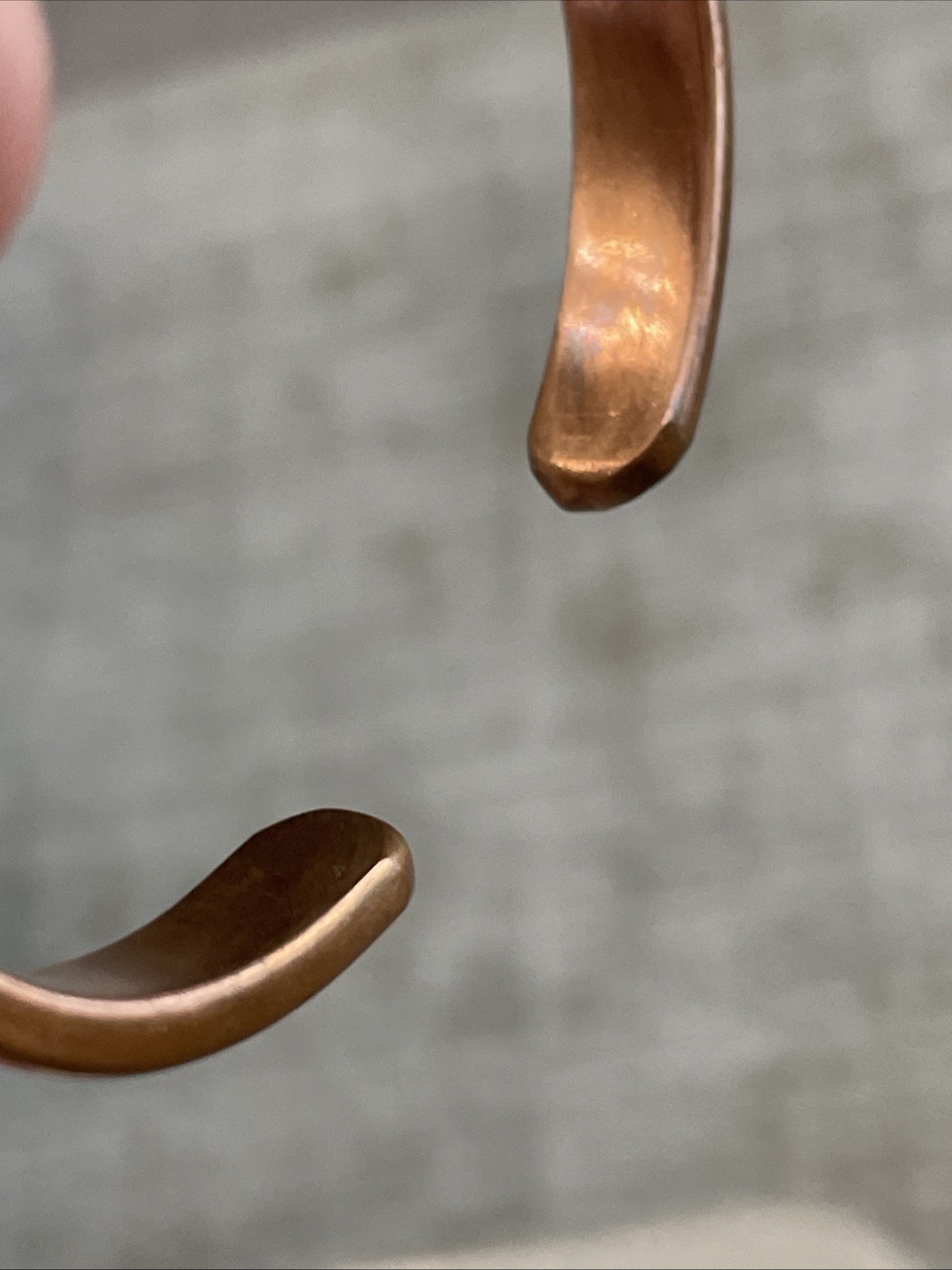 Copper Bracelet Cuff 45 Grams 7.25” 9mm wide