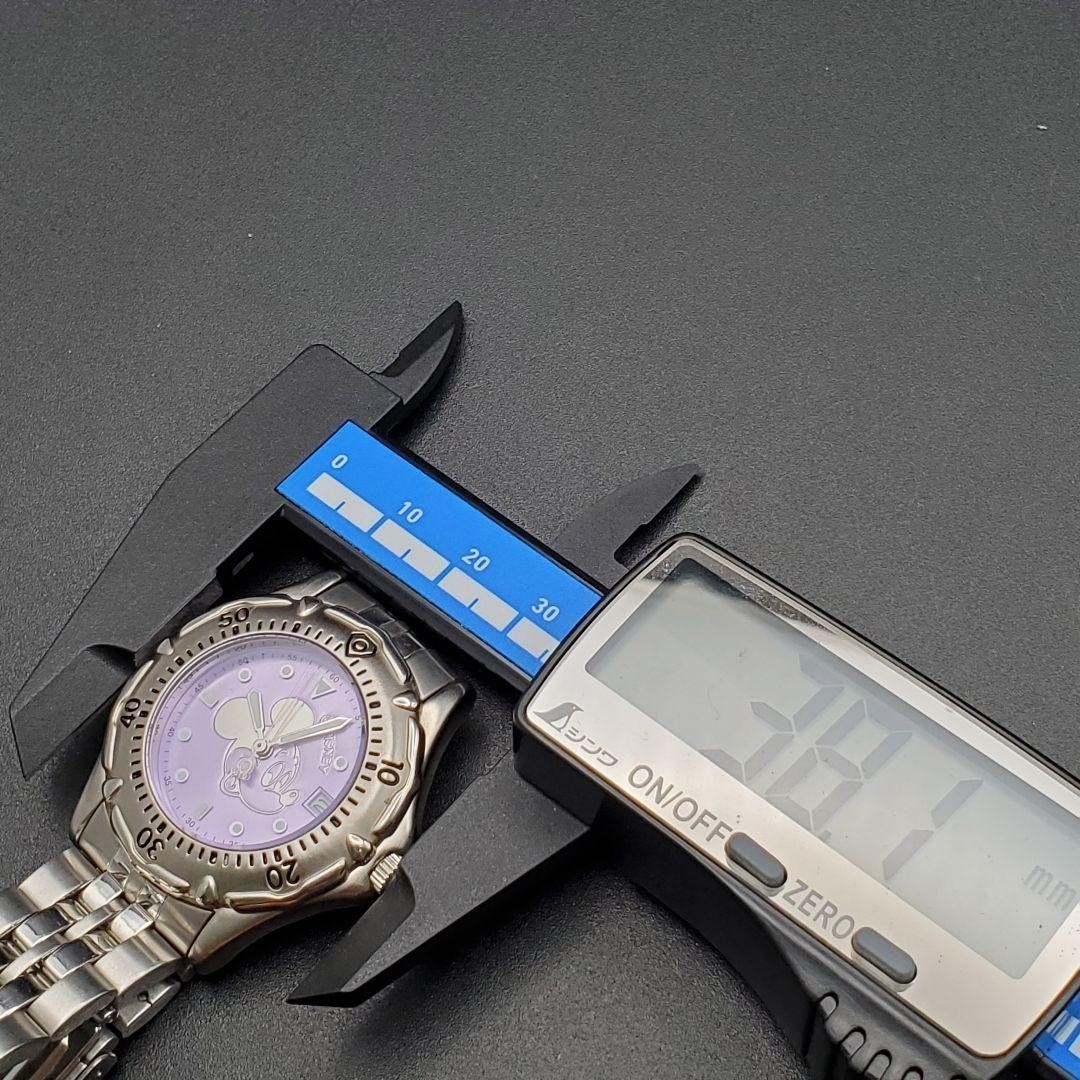 Disney Mickey Unlimited Purple Dial Diver Style Watch Y2K Vintage New Battery