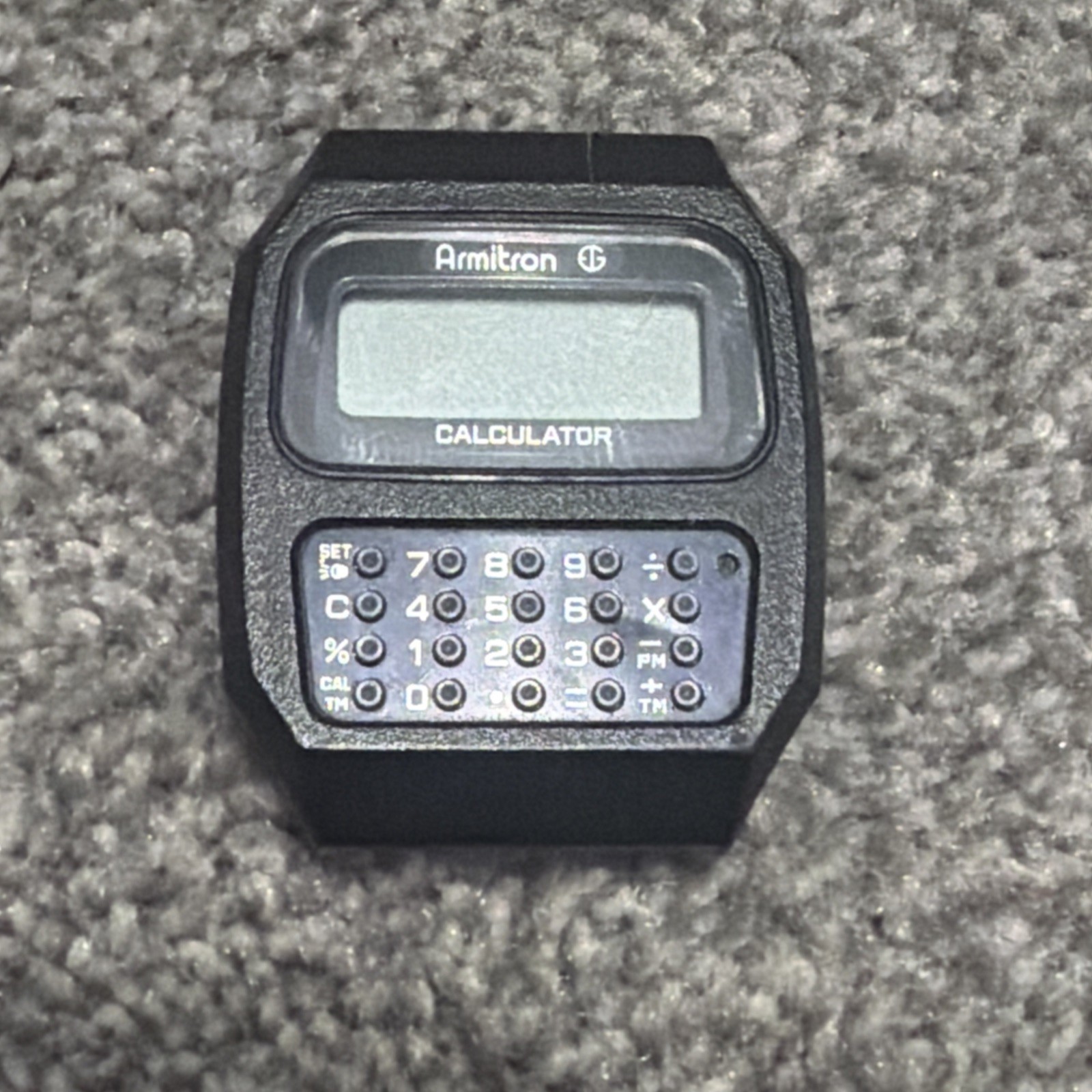 Armitron Calculator Watch Rare For Parts Or Repair