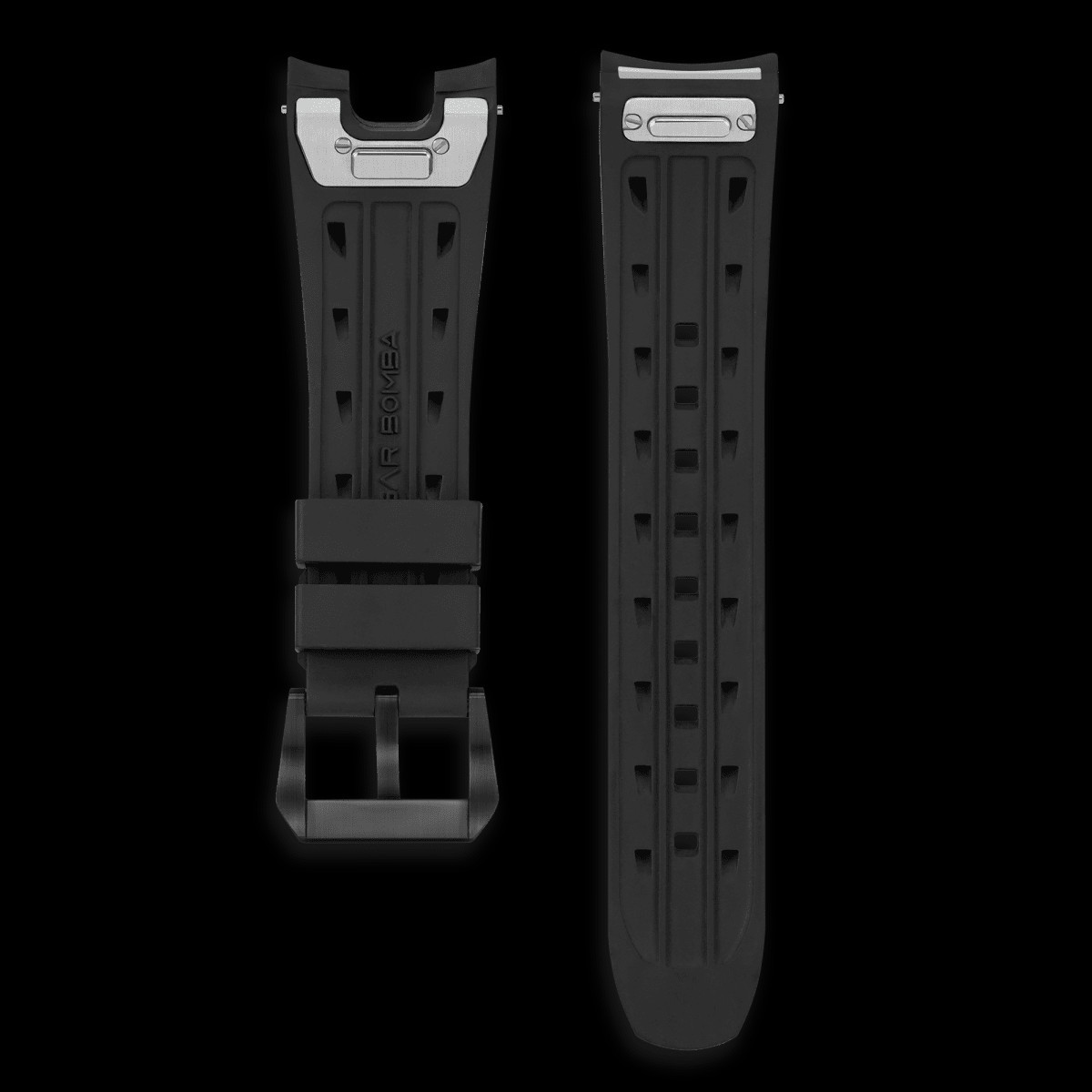 TSAR BOMBA Reactor Series Interchangeable Fluororubber Black Classic Strap