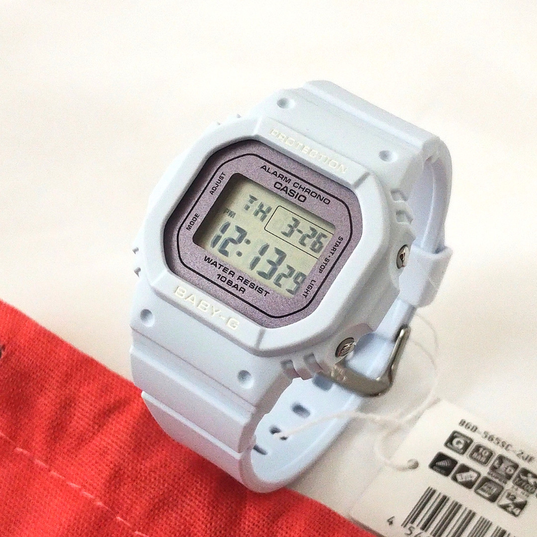 CASIO BABY-G BGD-565SC-2JF Pearl lilac Flower Quartz Resin Women Watch