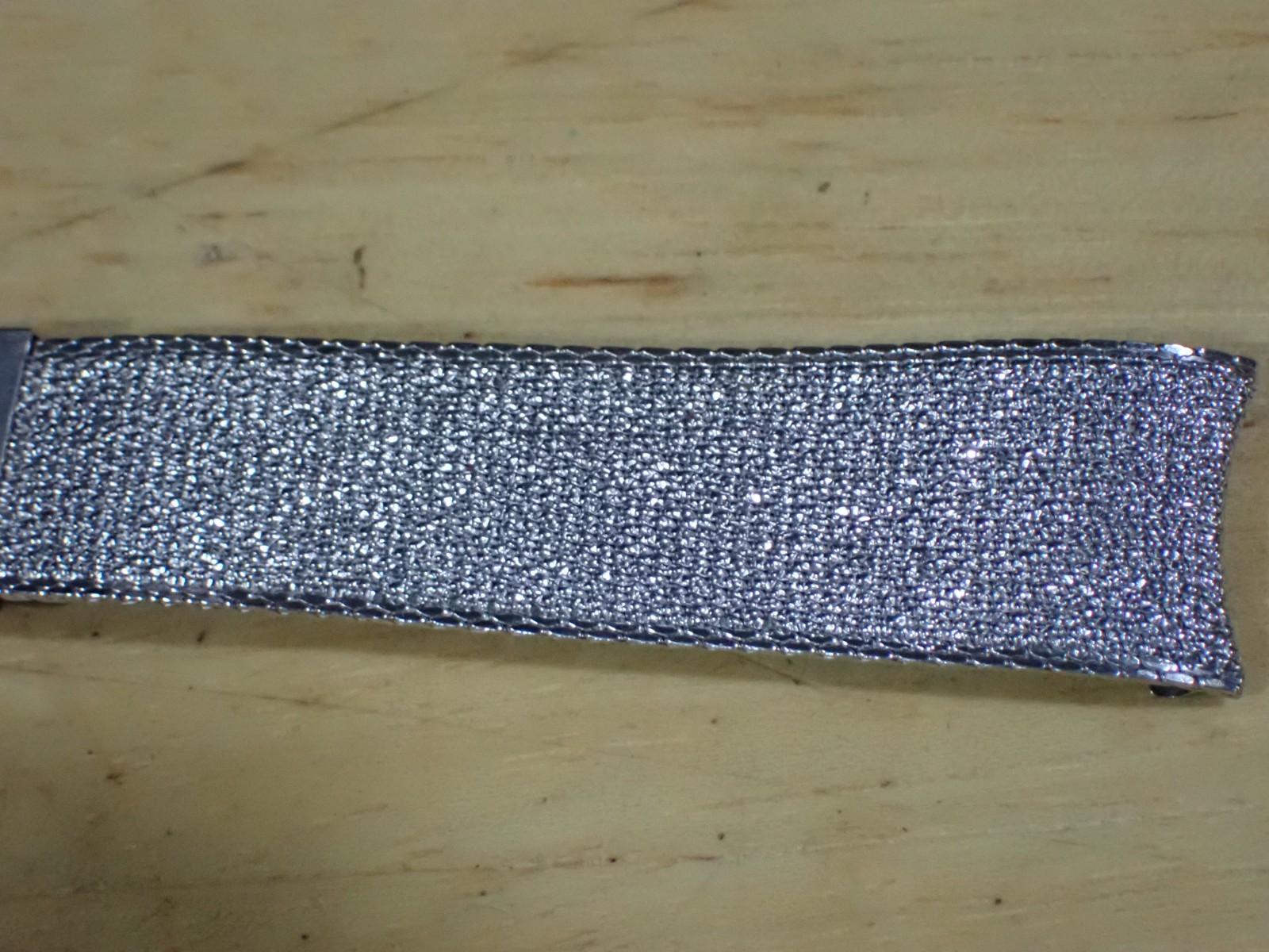 Vintage KREISLER Stainless Calendar Buckle Watch Band 17.4 mm end Mint 6 1/4″