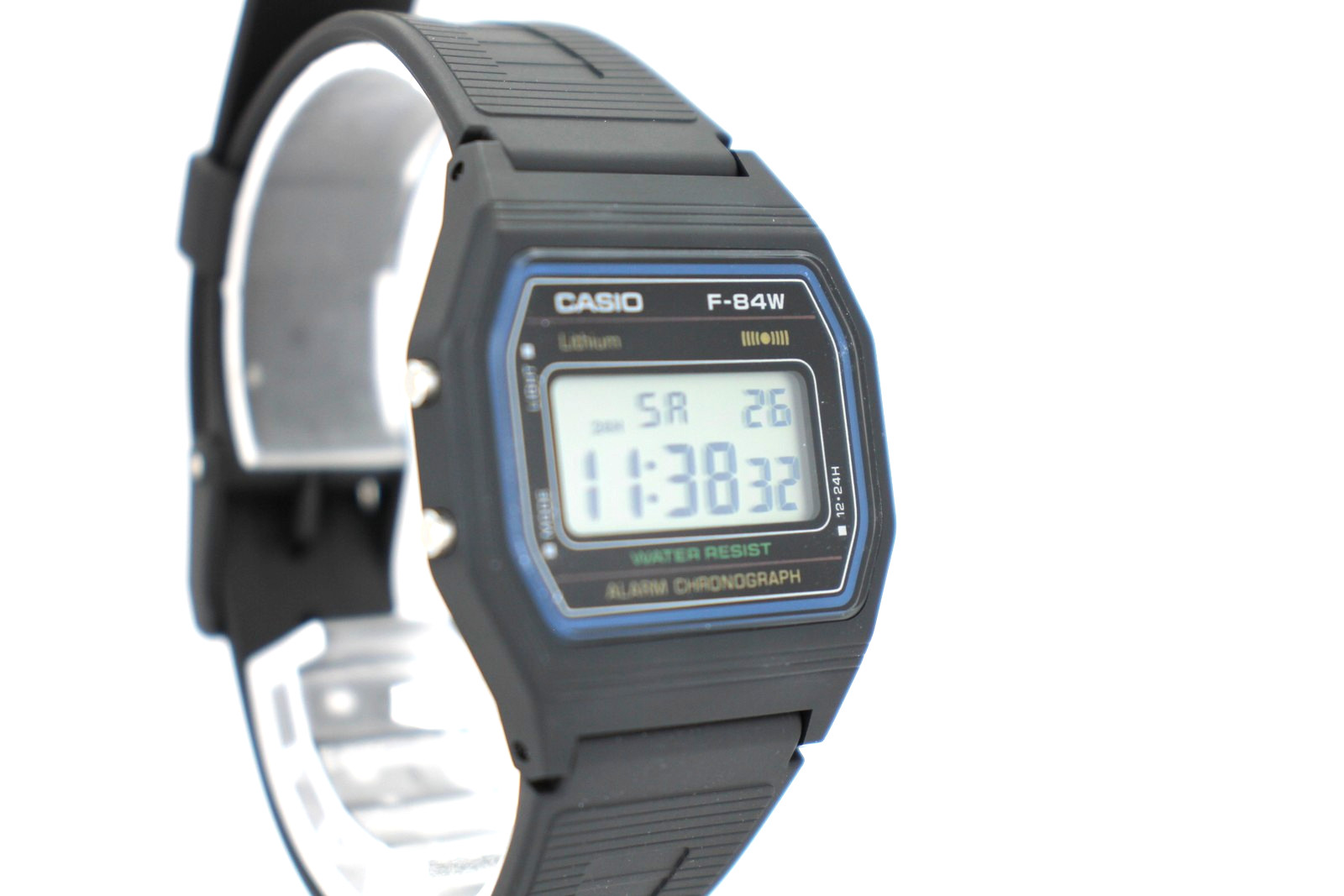 CASIO F-84W-1QJH Digital Watch Black Classic Retro Style Japan Import New