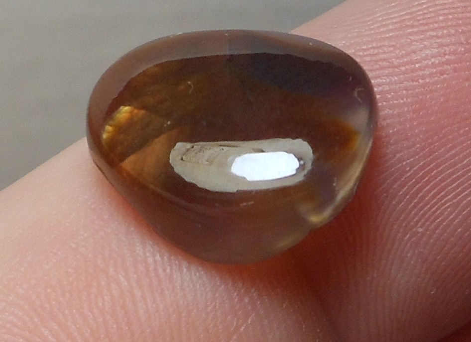 11.00ct Mexican Fire Agate 16.5mm x 13.6mm x 6.1mm