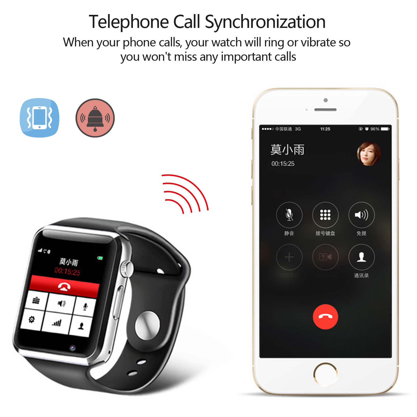 Smart Watch Bluetooth Phone Unlocked For Android Men Women Kids Gift Birtday