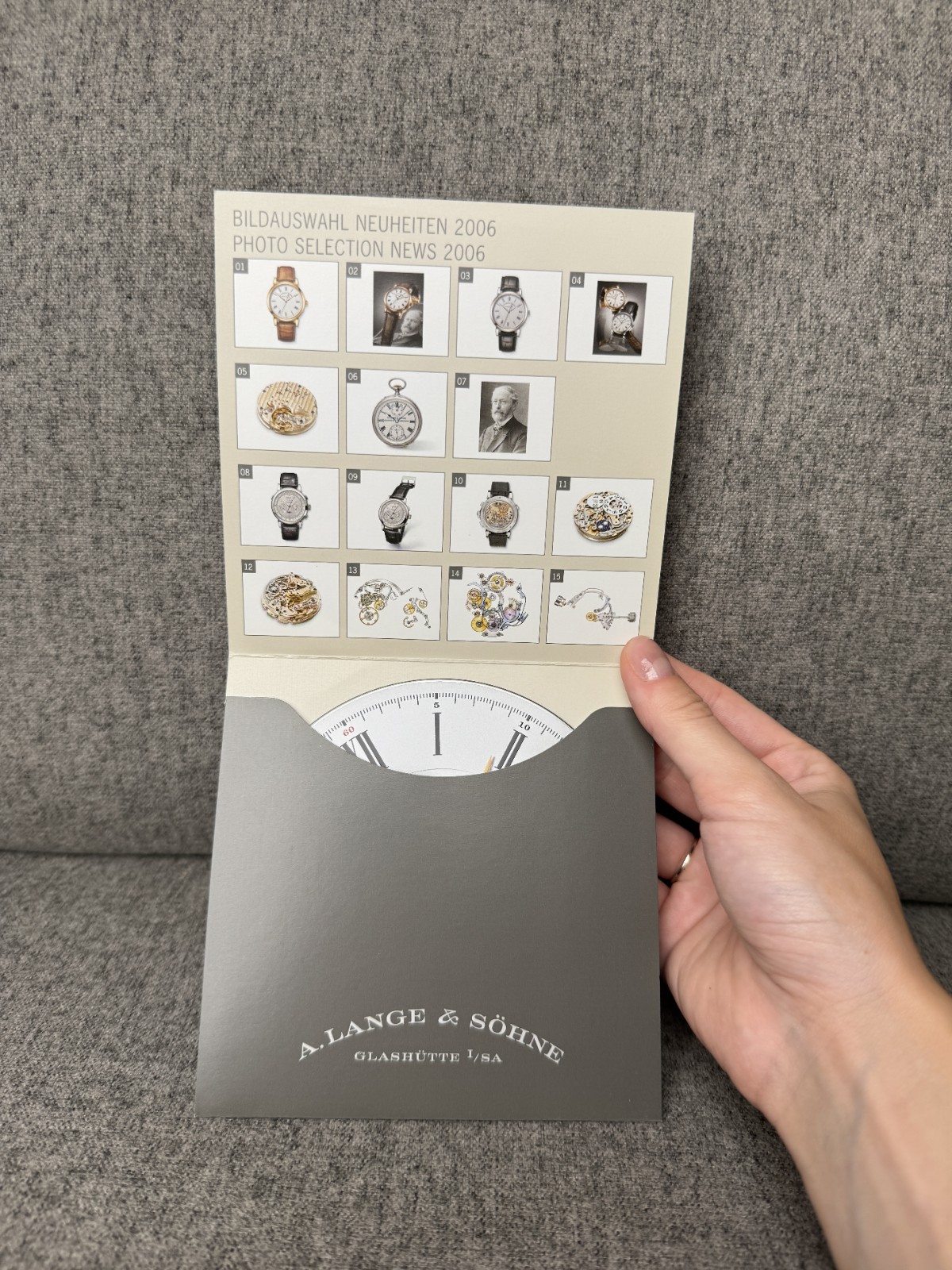 Rare original SD/DVD watch company A. Lange & Sohne NEWS 2006 presentation