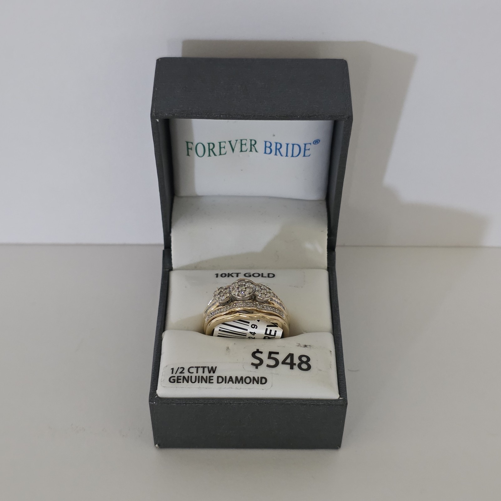 Forever Bride 10kt Gold Engagement Ring 1/2 CTTW Size 7