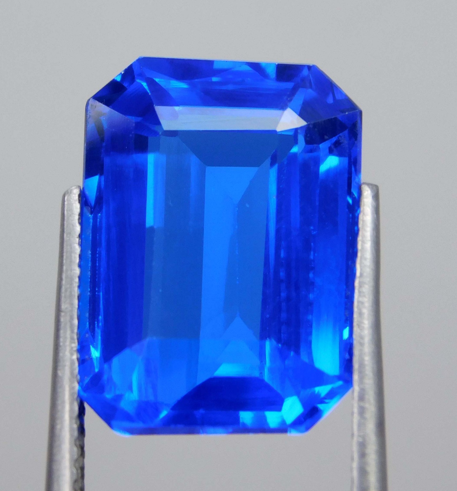 Top Quality Natural 9.85 Ct Cornflower Blue Spinel Ceylon Emerald Cut Loose Gems